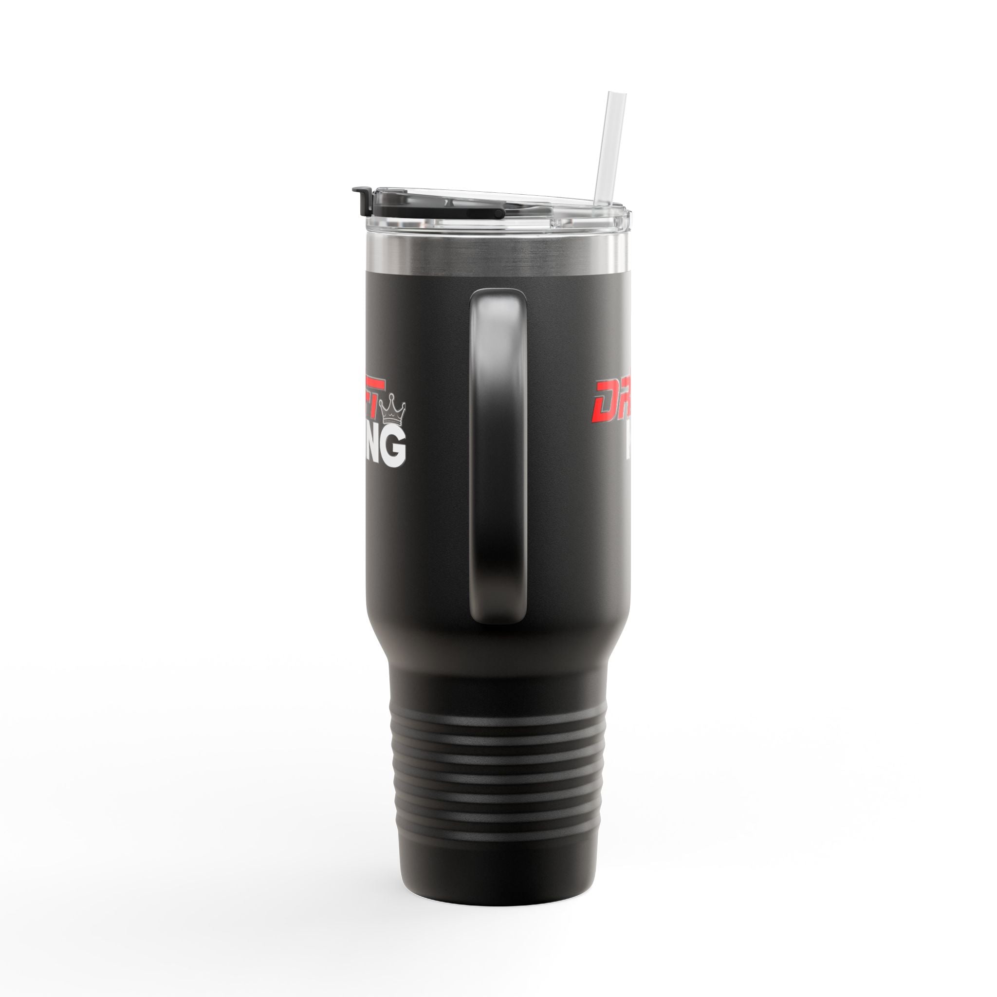 Drift King Insulated Travel Mug, 40oz - Perfect for Road Trips, Car Enthusiasts, and Everyday Use, Gifts for Him, Adventure Seeker
