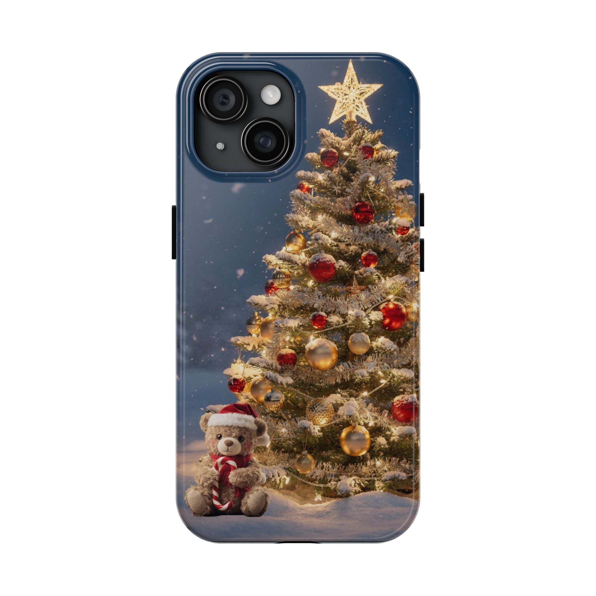 Christmas Holiday iPhone  Phone Case | Holiday Snowy Ornament Design