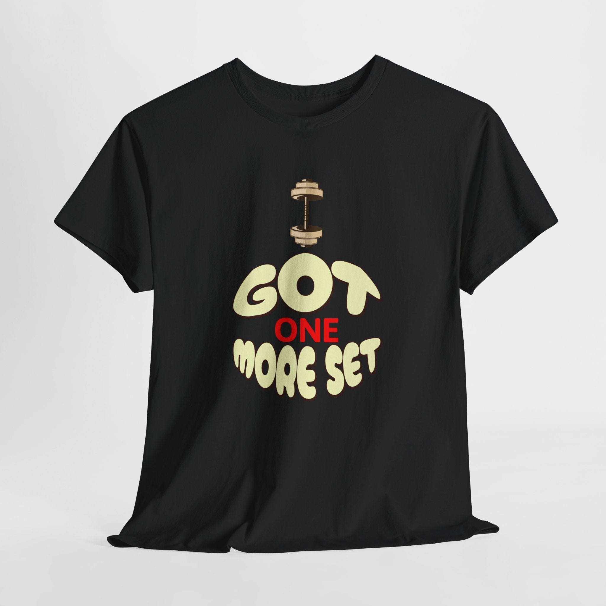 I Got One More Set t-shirt Perfect for Gym Lovers, Athletes, Workout Gift, Plus-Size Friendly, Casual Wear
