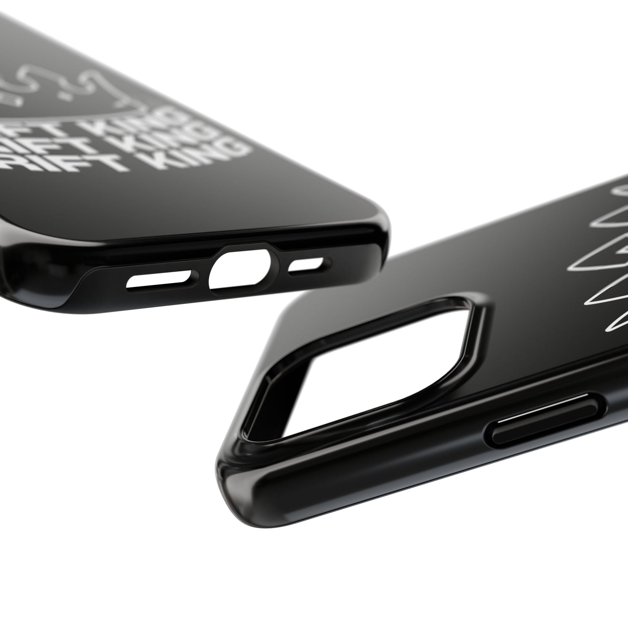 Drift King crown iPhone phone case | Tough Phone Case, racing typography iphone compatible