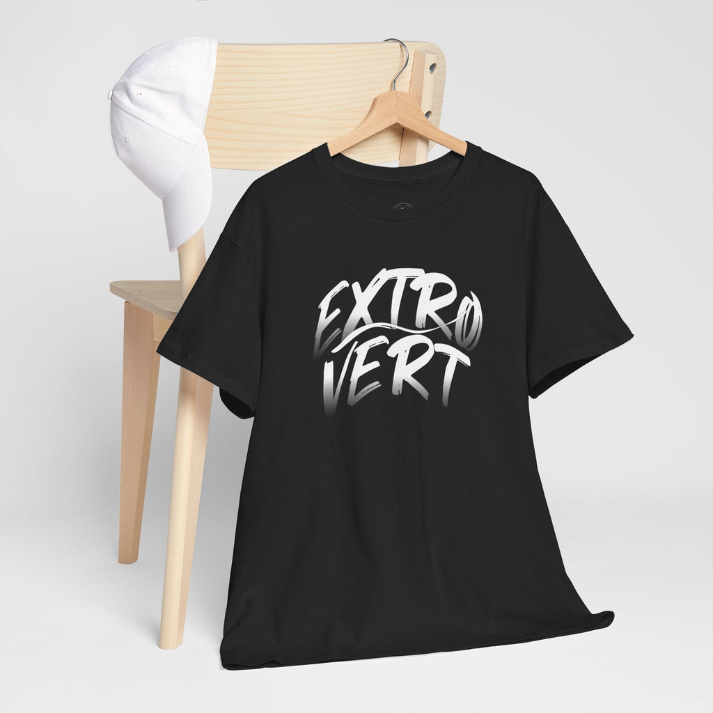 Extrovert Unisex Heavy Cotton Tee - Casual Wear, Gift for Social Butterflies, Graphic Tee, Everyday Comfort, Fun Statement Shirt