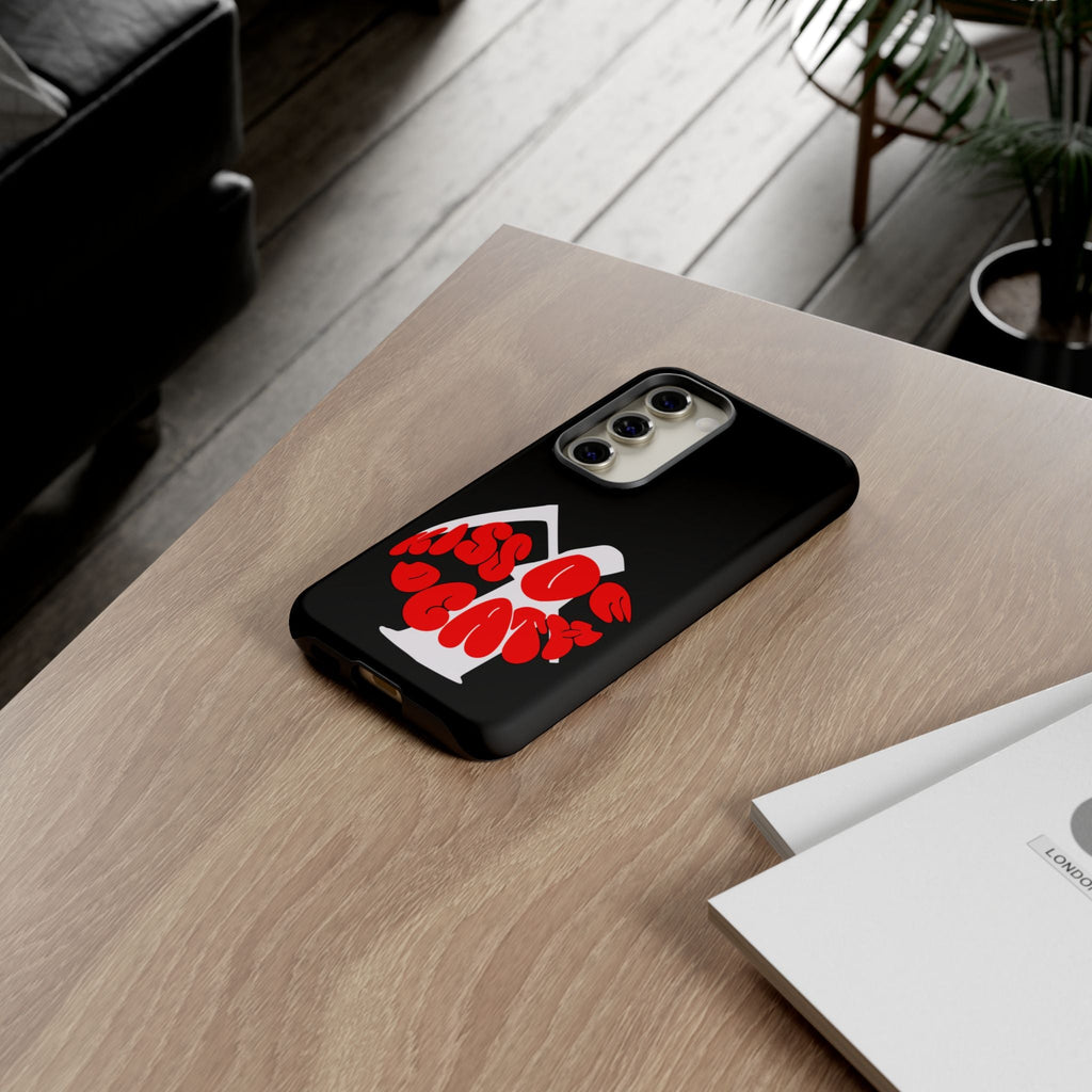 kiss Of Death Phone Case , cool phone case, cool design phone case, iPhone phone case, Samsung phone case, google phone case, black case