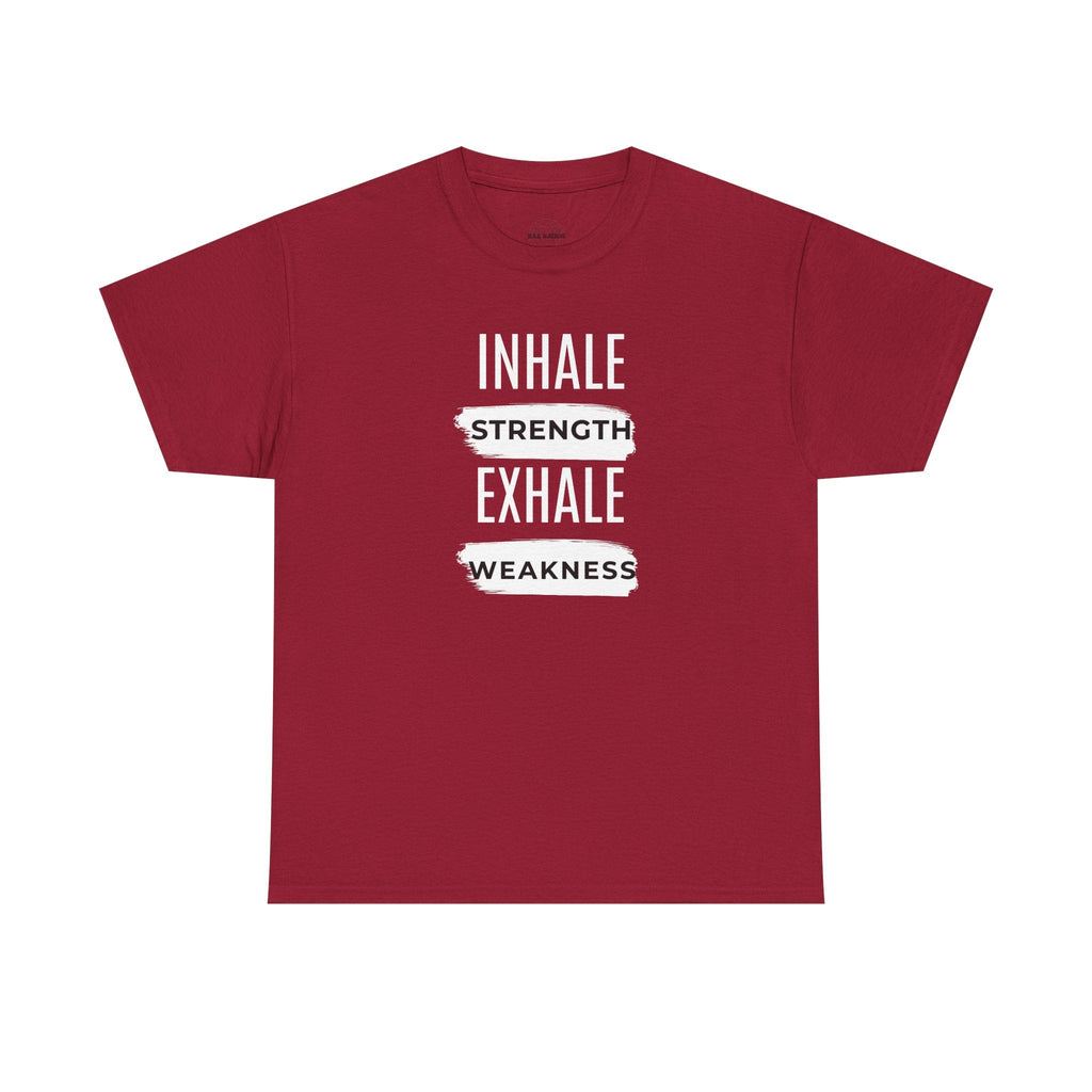 Inhale strength exhale weakness shirt for Fitness Enthusiasts, Workout Shirt, Motivational Gift, Gym Apparel, Inspirational [...]