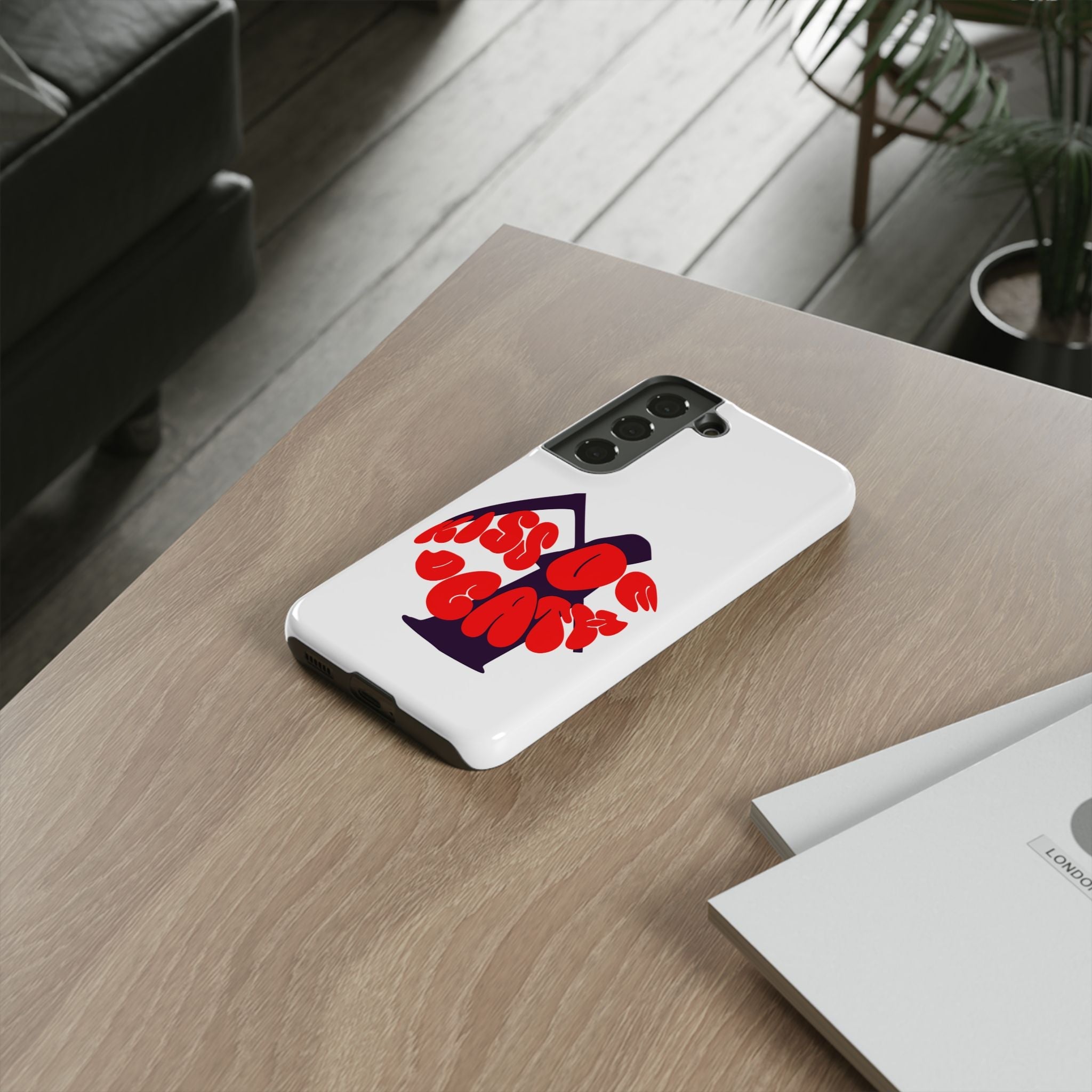 kiss Of Death iPhone Google Pixel Samsung Galaxy, cool design white phone case, iPhone phone Samsung galaxy Google pixel phone case