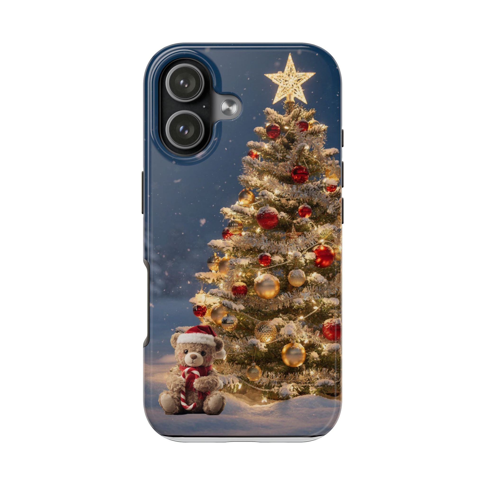 Christmas Holiday iPhone  Phone Case | Holiday Snowy Ornament Design