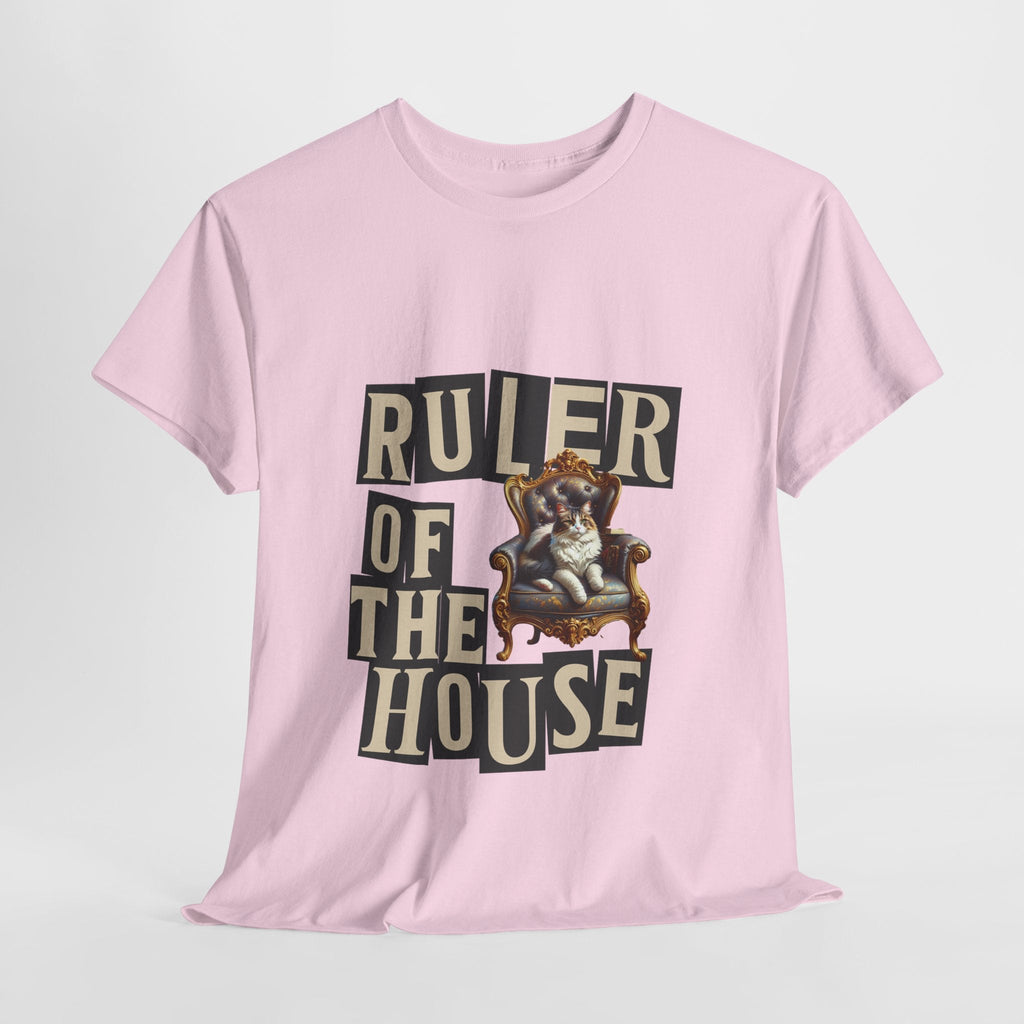 Ruler of the House Tee, Funny Pet Shirt, Gift for Cat Lovers, Unisex Cotton Tee, Casual Wear for Pet Owners