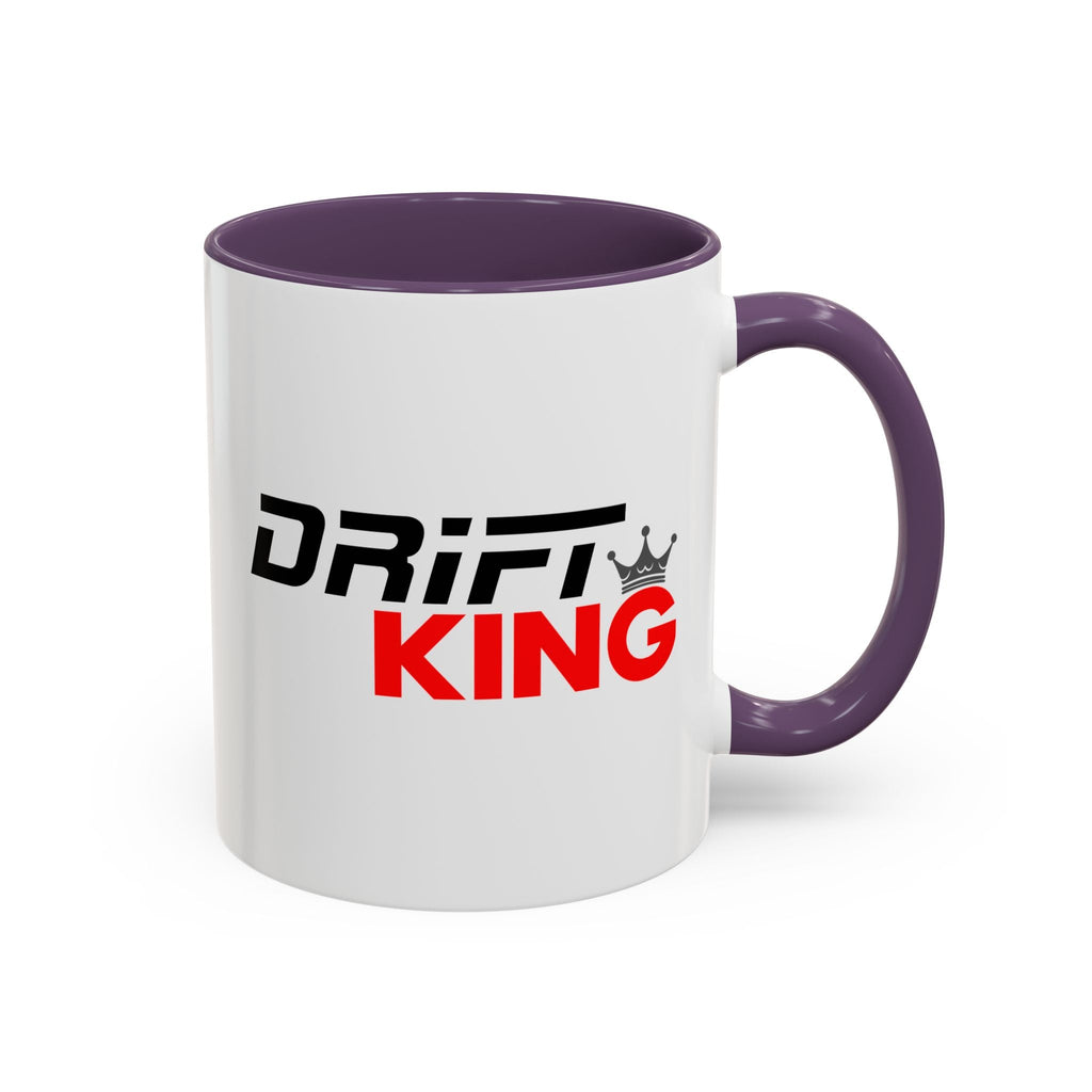 Drift King Accent Coffee Mug Perfect Gift for Car Enthusiasts, Drift Racing Fans, Collectible Mug, Unique Drinkware for Special Occasions
