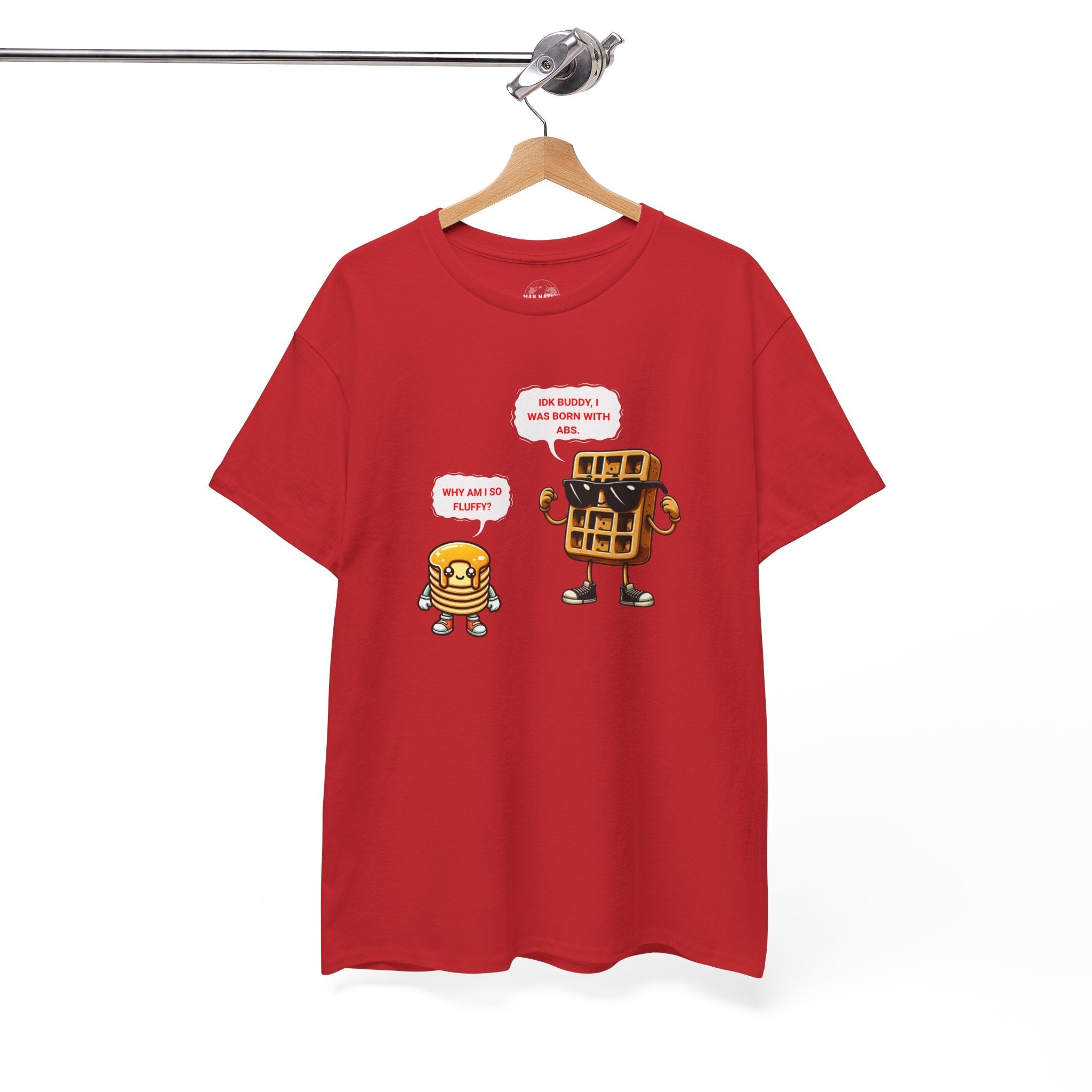 Funny breakfast waffle shirt  waffle with abs shirt breakfast lovers shirt, waffle lovers shirt
