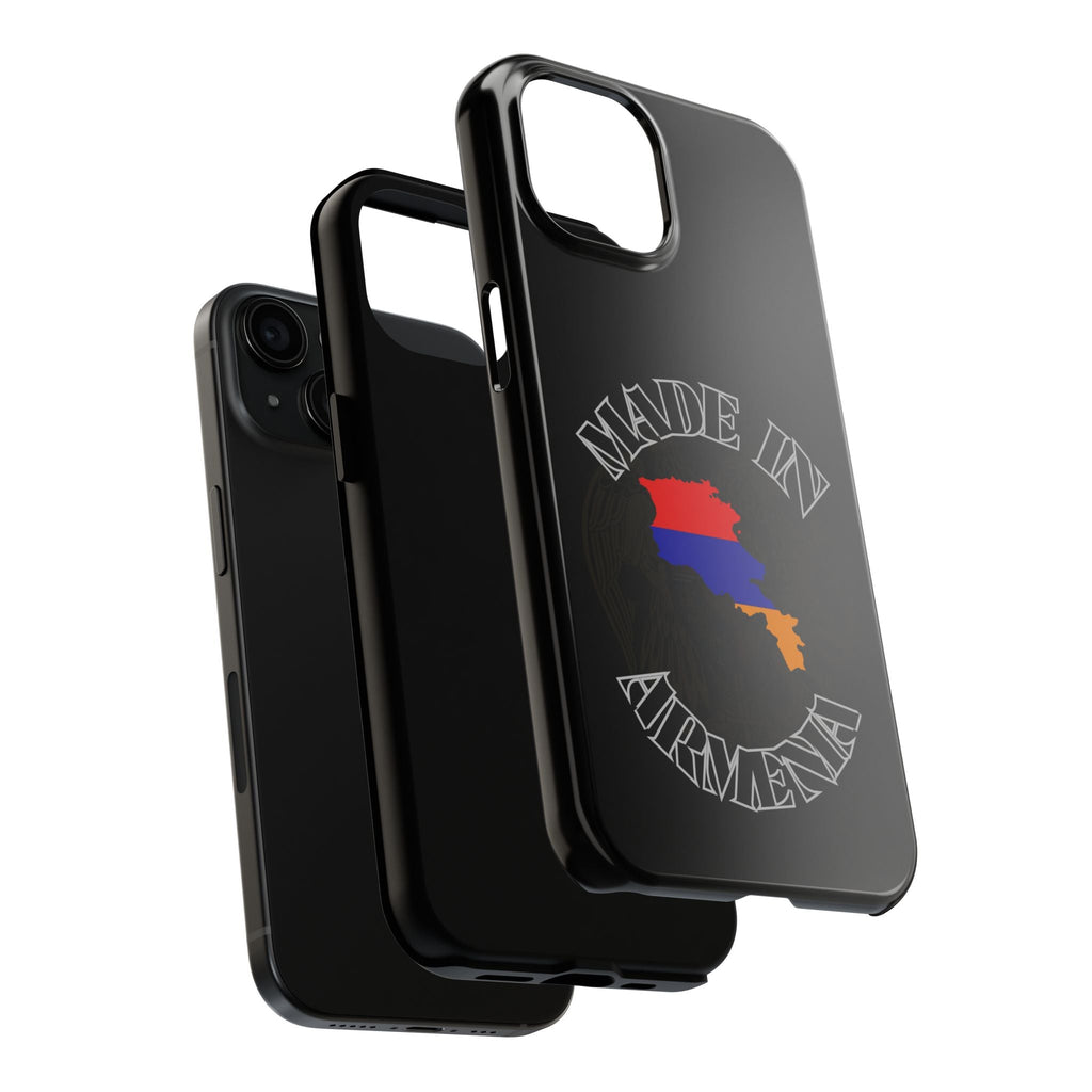 Made in Armenia iPhone Phone Case | Armenian Flag Map, Patriotic Armenia Phone Case iphone compatible