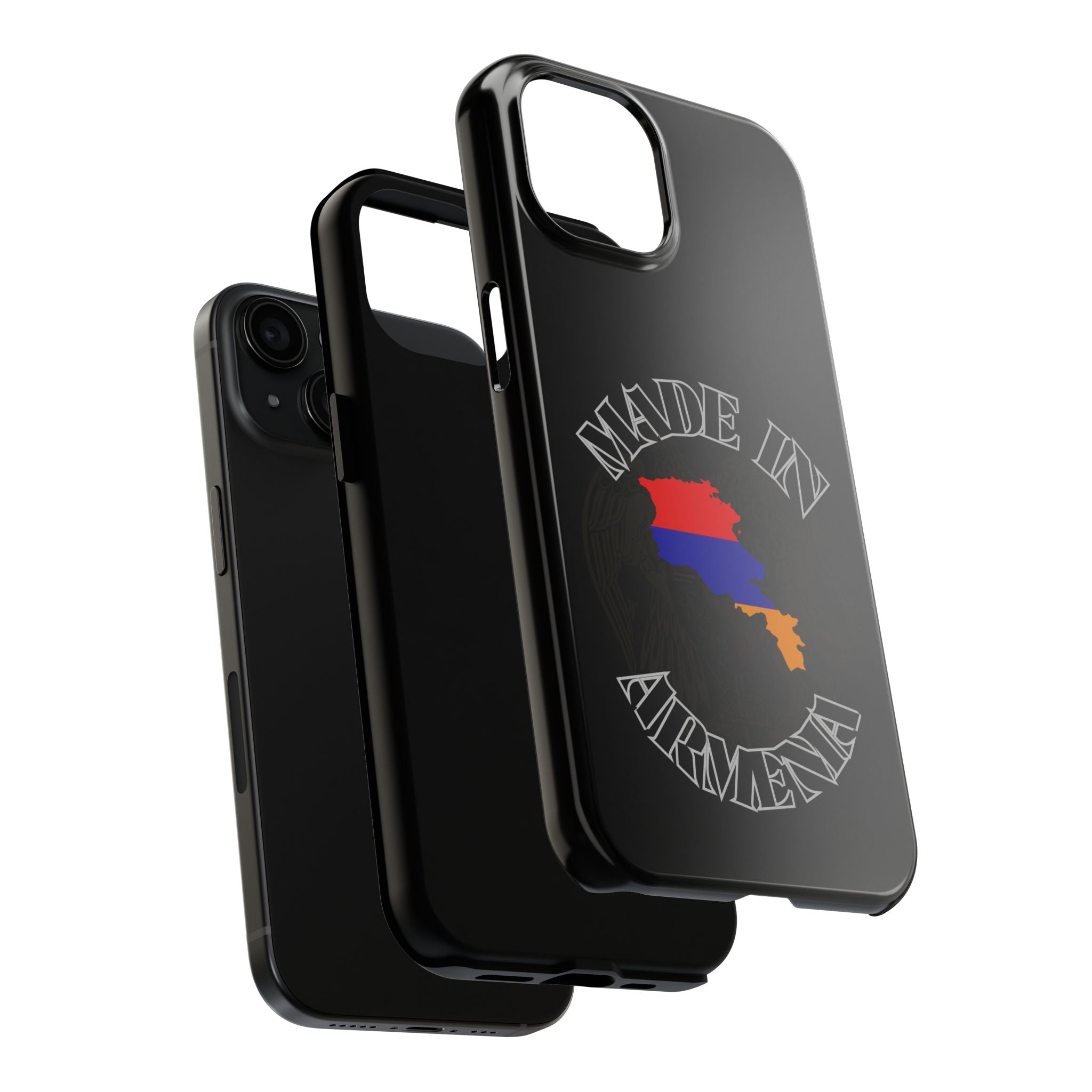Made in Armenia iPhone Phone Case | Armenian Flag Map, Patriotic Armenia Phone Case iphone compatible
