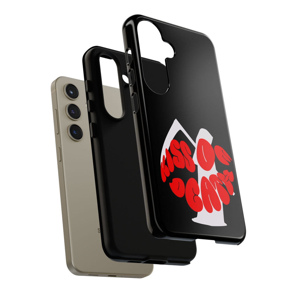 kiss Of Death Phone Case , cool phone case, cool design phone case, iPhone phone case, Samsung phone case, google phone case, black case