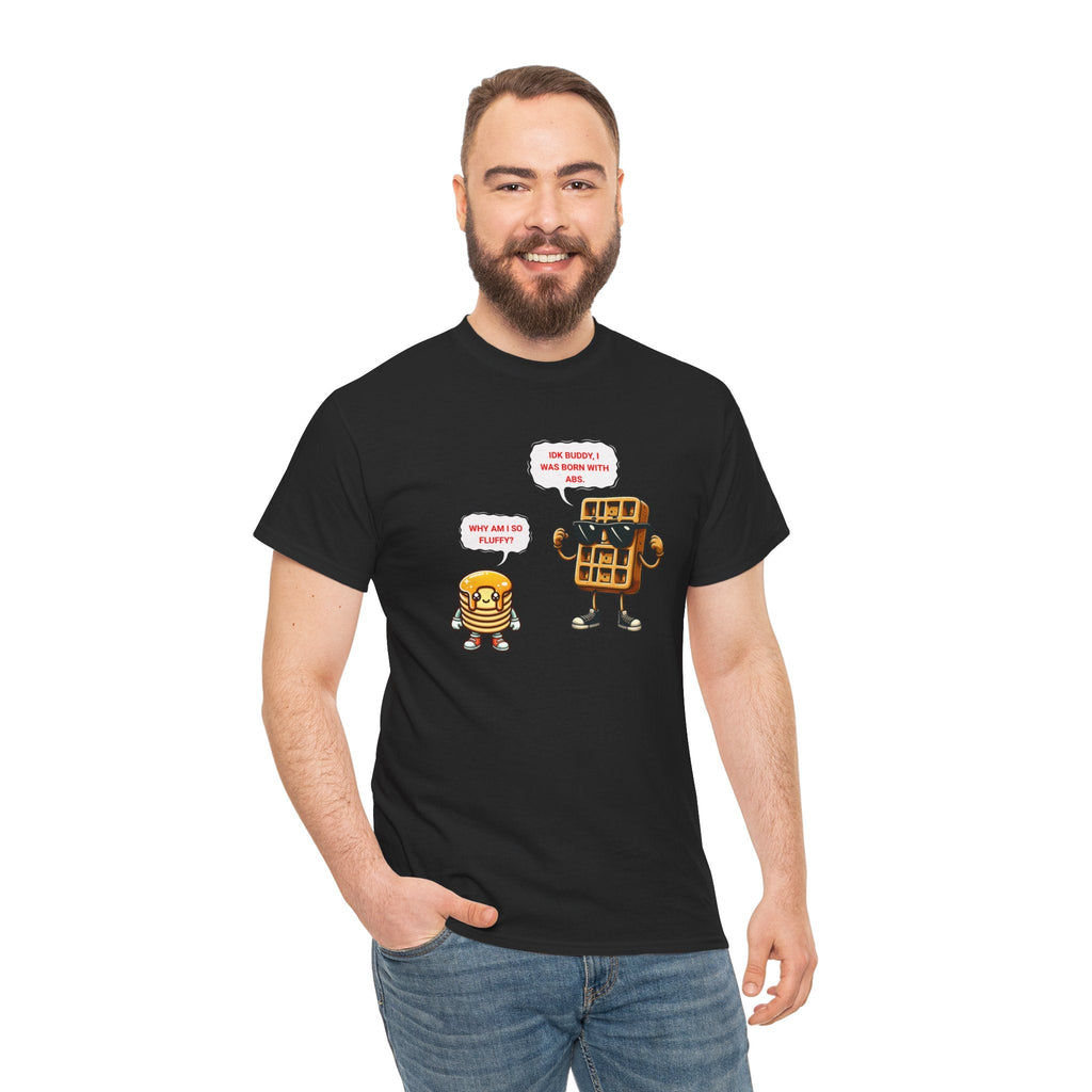 Funny breakfast waffle shirt  waffle with abs shirt breakfast lovers shirt, waffle lovers shirt