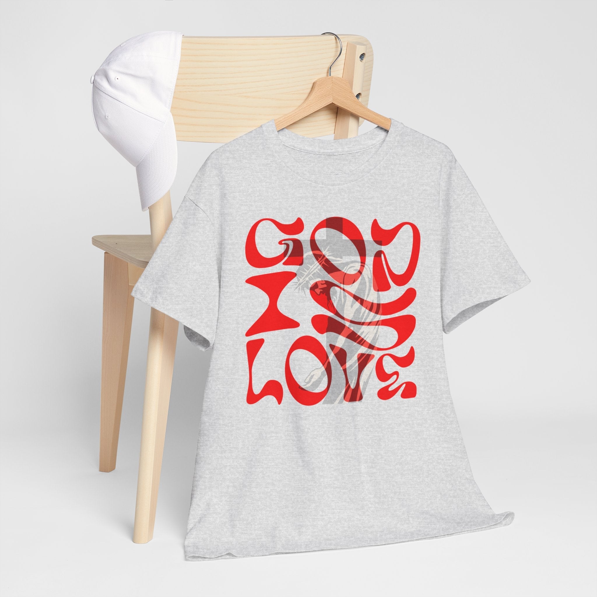 God is Love t-shirt, Christian T-shirt, face T-shirt