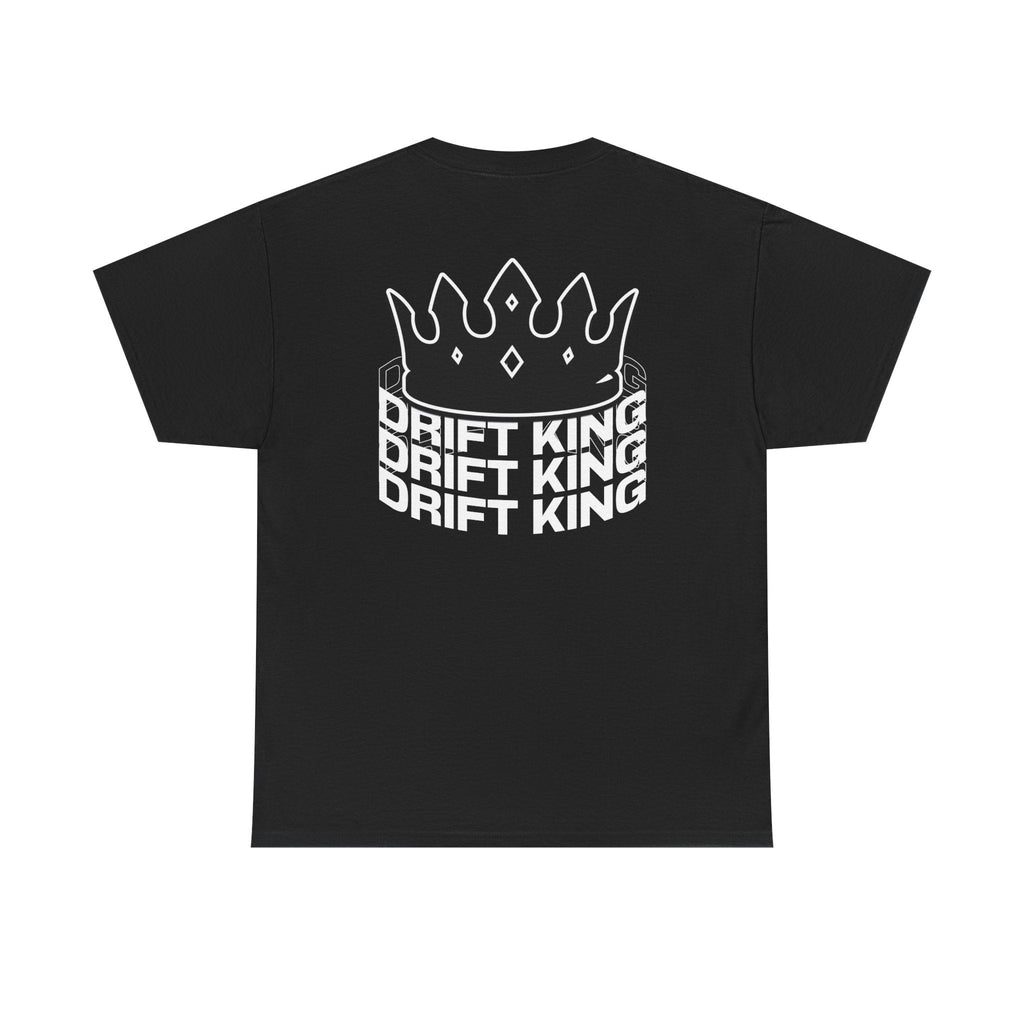 Drift King Unisex Heavy Cotton Tee - Stylish Streetwear, Perfect for Car Enthusiasts, Gift for Drivers, Casual Wear, Unique Tee