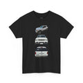 White Ford SUV Trio T-Shirt – Front, Side & Rear View Car Tee for Auto Enthusiasts