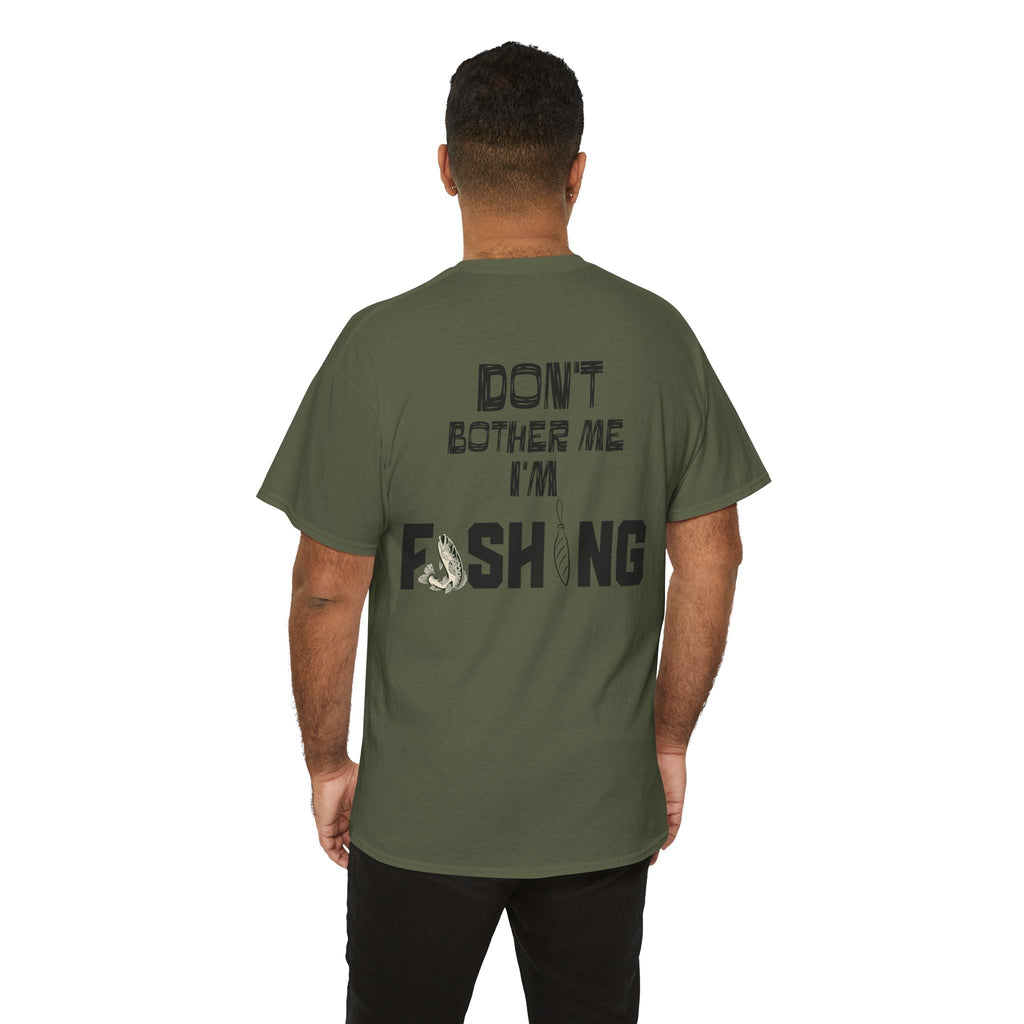 Don't Bother Me I'm Fishing T-Shirt | Fishing Graphic Tee, Fish Lure Design