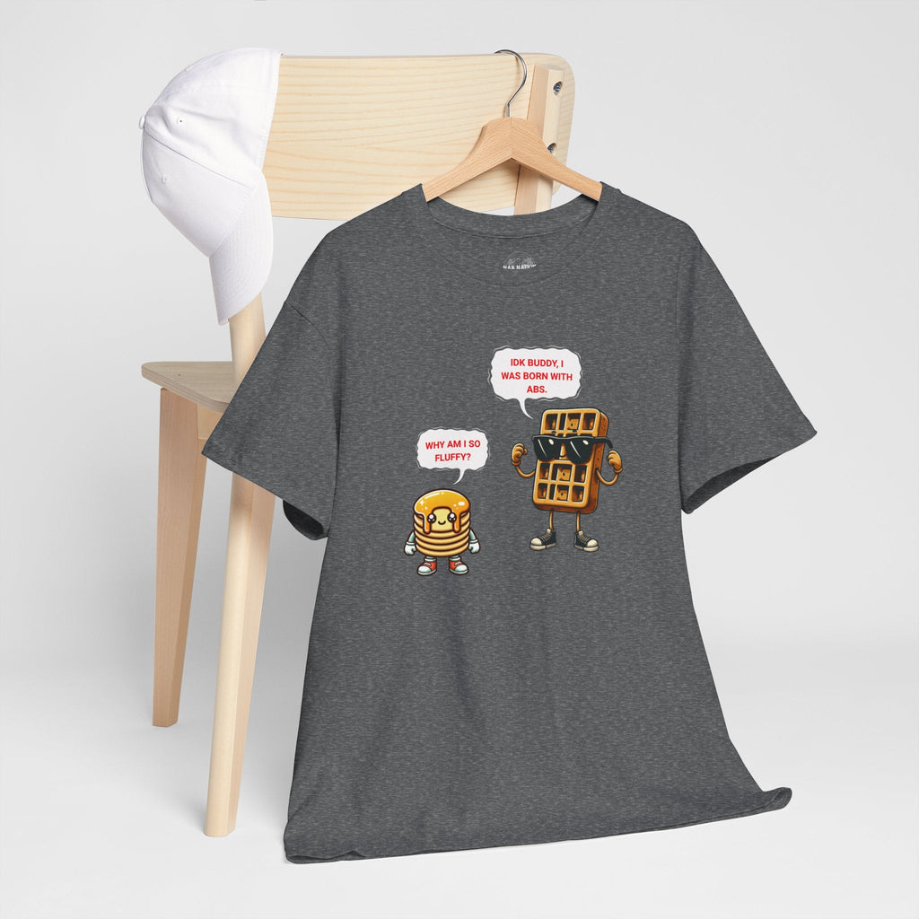 Funny breakfast waffle shirt  waffle with abs shirt breakfast lovers shirt, waffle lovers shirt