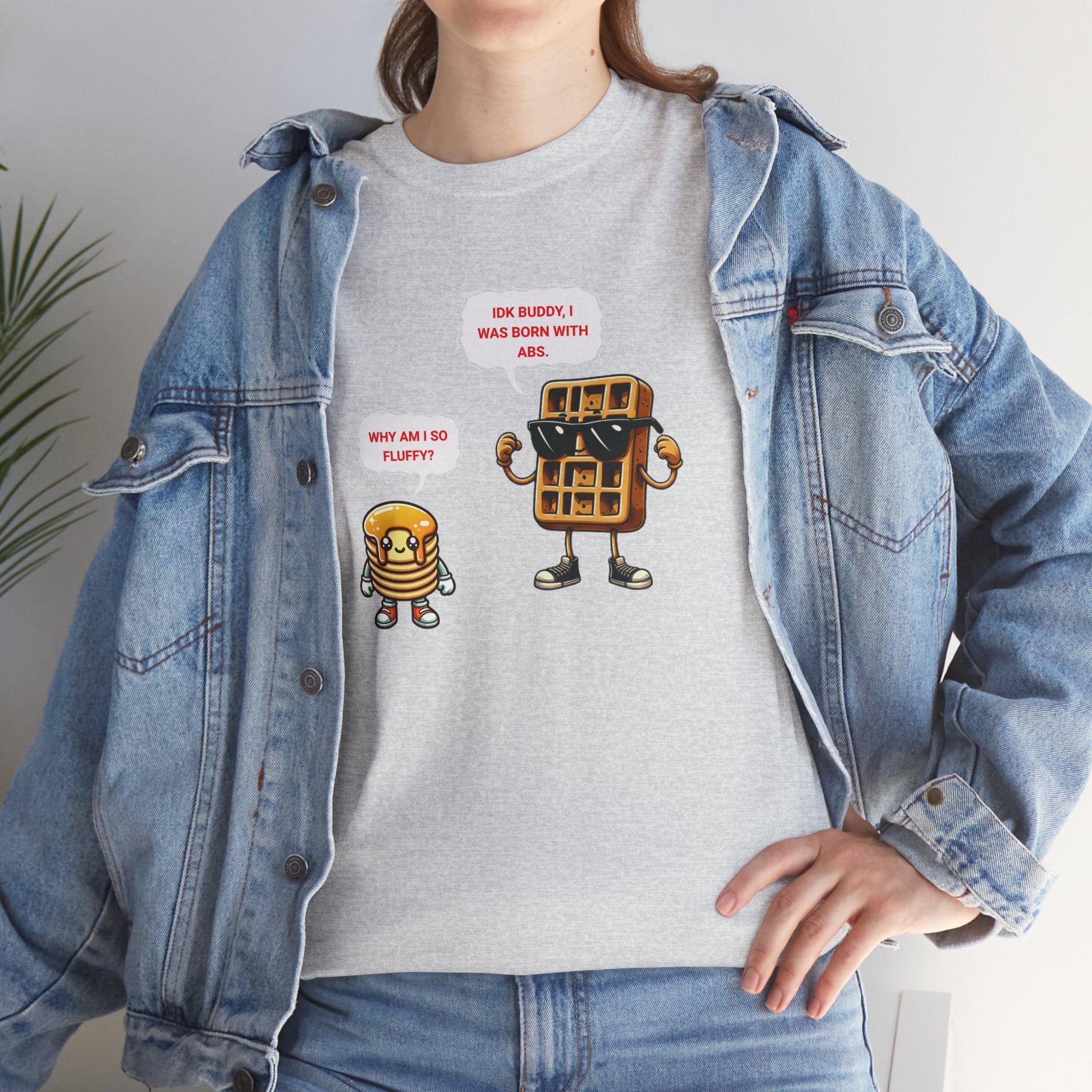 Funny breakfast waffle shirt  waffle with abs shirt breakfast lovers shirt, waffle lovers shirt