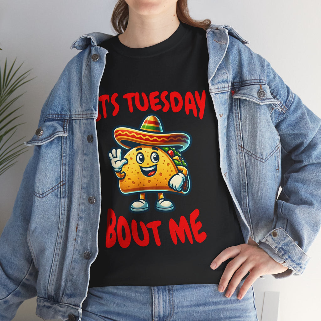 Taco Tuesday Shirt - Fun Unisex Heavy Cotton T-Shirt for Taco Lovers, Casual Wear, Gifts, Foodie Apparel, Party Top, Unique Graphic Tee