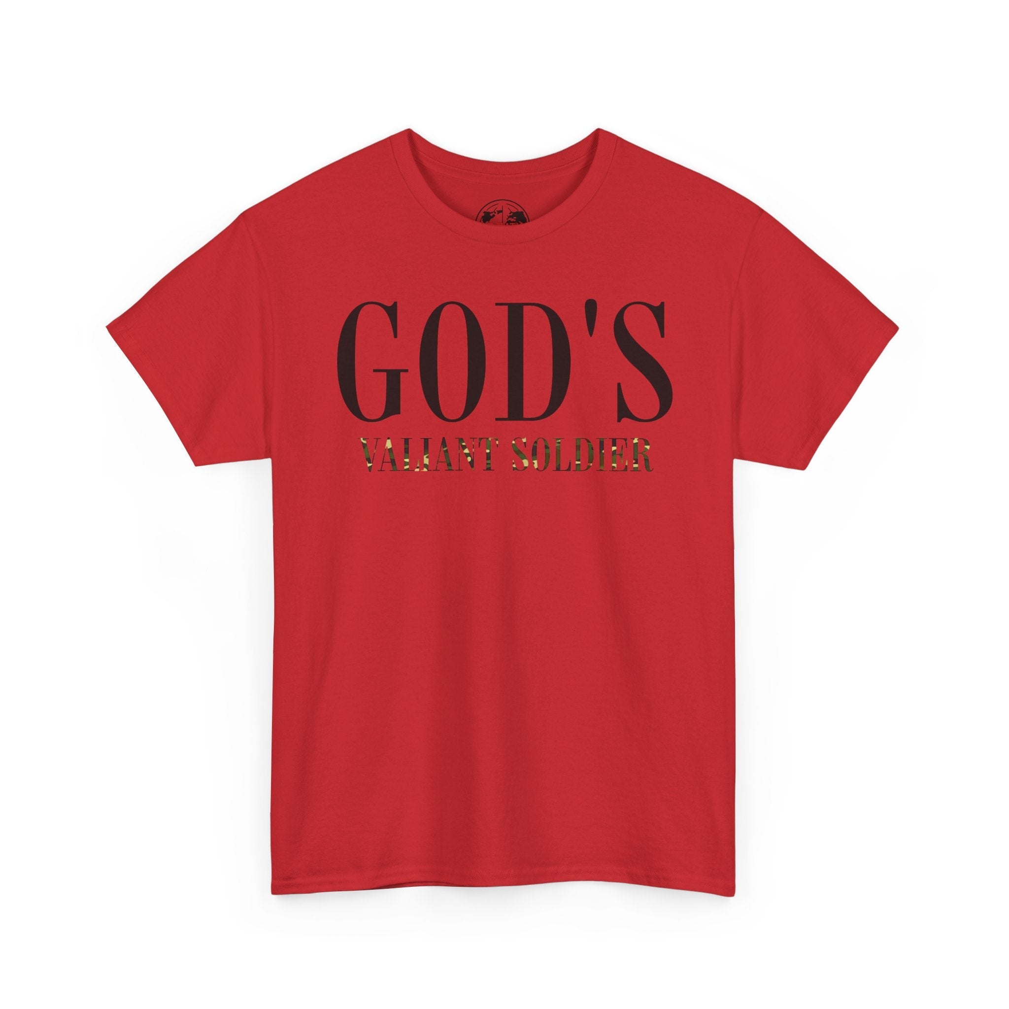 God's Valiant Soldier T-Shirt — Christian Faith Inspirational Tee