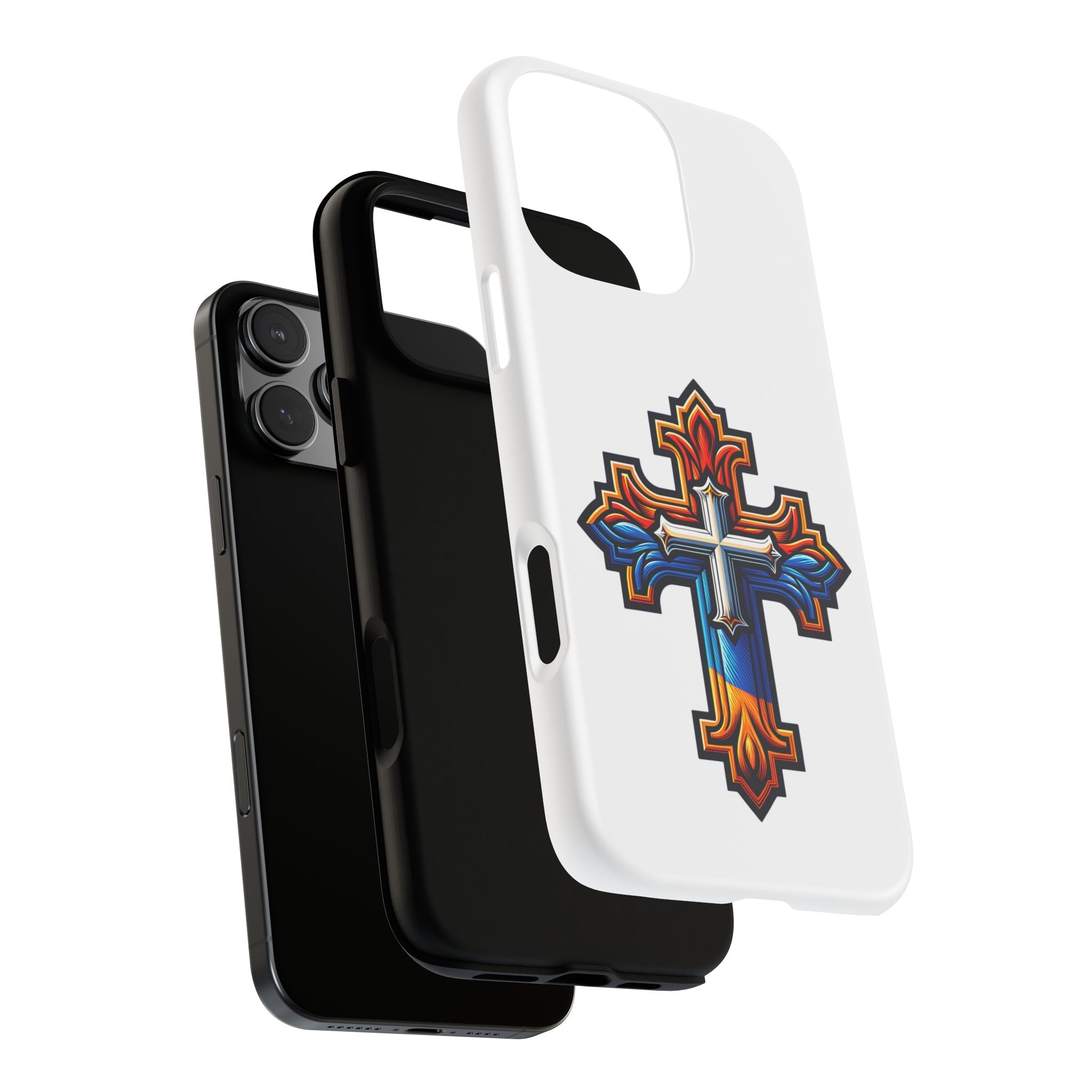 Armenian cross flag phone case iPhone Samsung Google, Christian phone case, white phone case