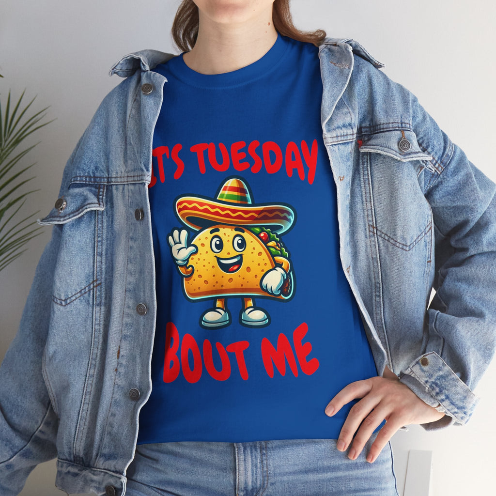 Taco Tuesday Shirt - Fun Unisex Heavy Cotton T-Shirt for Taco Lovers, Casual Wear, Gifts, Foodie Apparel, Party Top, Unique Graphic Tee
