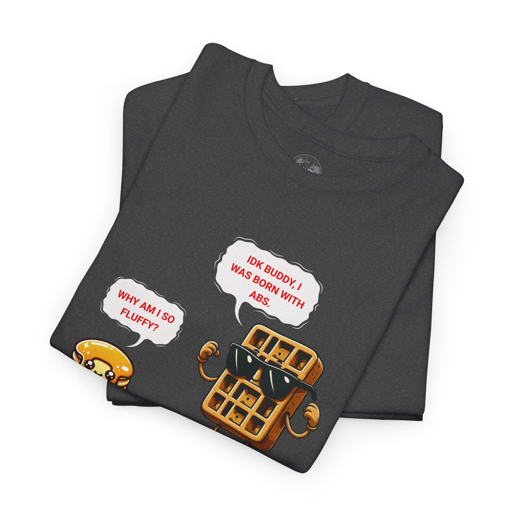 Funny breakfast waffle shirt  waffle with abs shirt breakfast lovers shirt, waffle lovers shirt