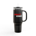 Drift King Insulated Travel Mug, 40oz - Perfect for Road Trips, Car Enthusiasts, and Everyday Use, Gifts for Him, Adventure Seeker