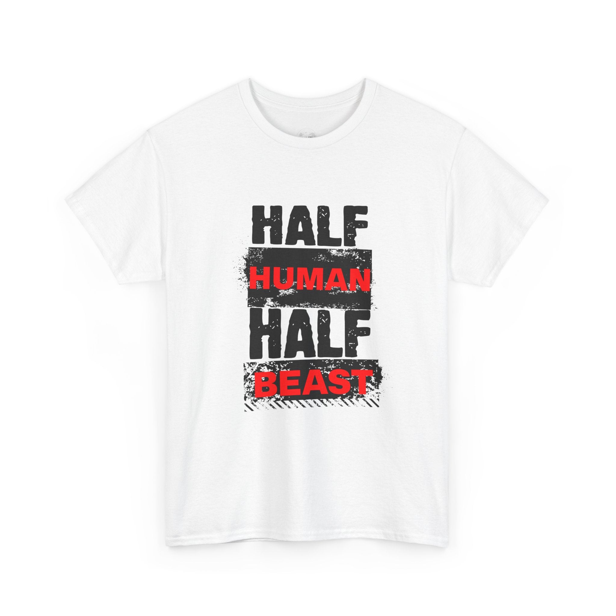 Half Human Half Beast shirt, Unisex Graphic T-Shirt, gym shirt, Unique Gift, fitness apperal, Statement Apparel