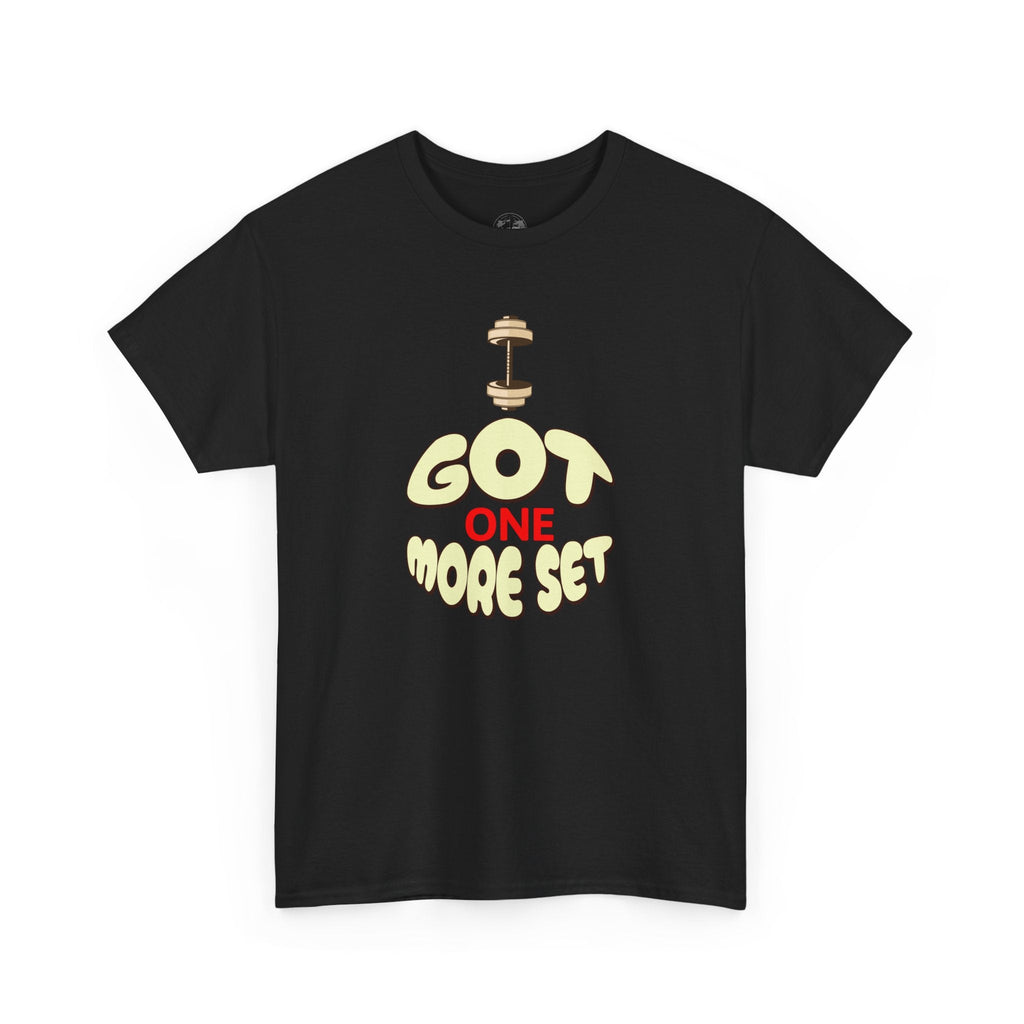 I Got One More Set t-shirt Perfect for Gym Lovers, Athletes, Workout Gift, Plus-Size Friendly, Casual Wear