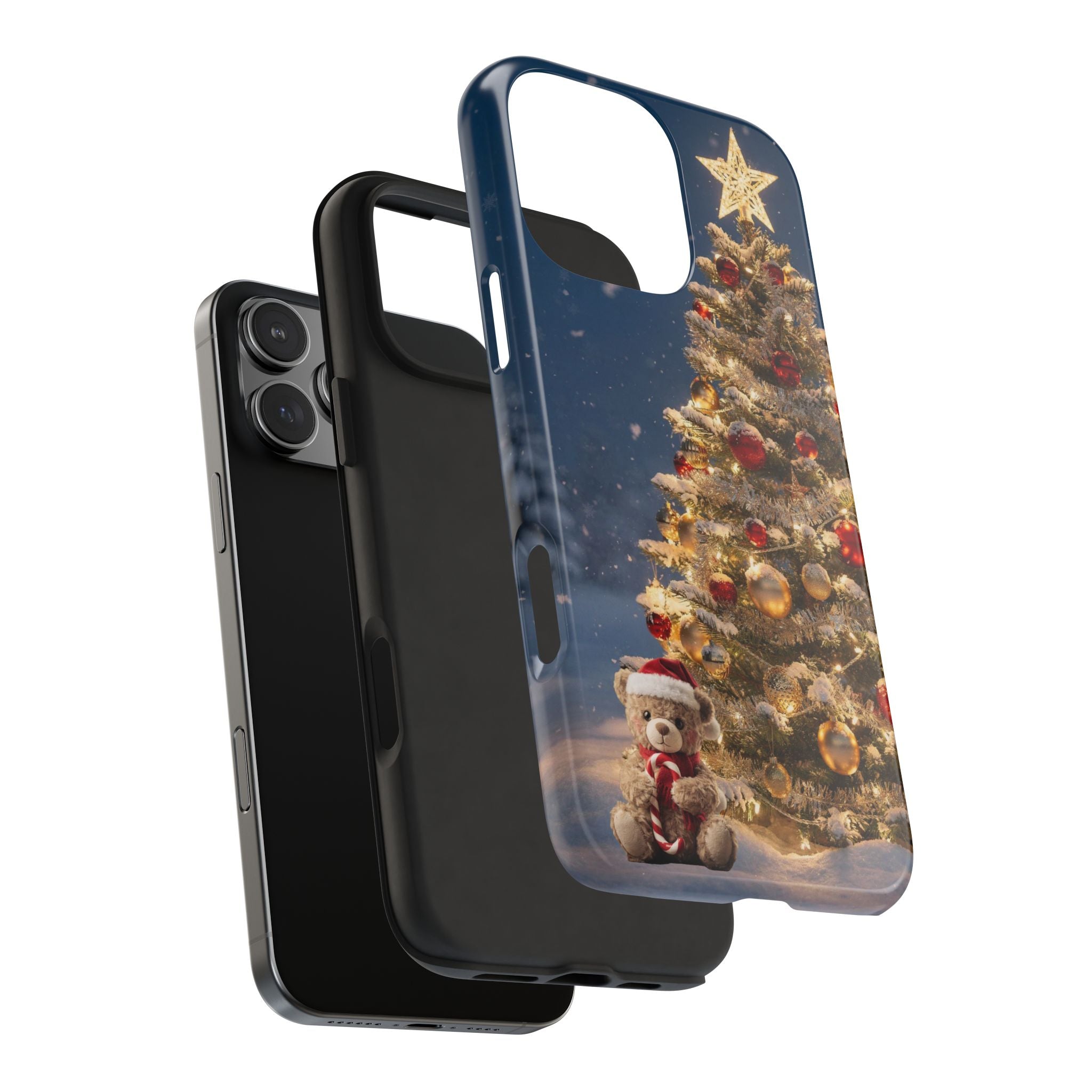 Christmas Holiday iPhone  Phone Case | Holiday Snowy Ornament Design