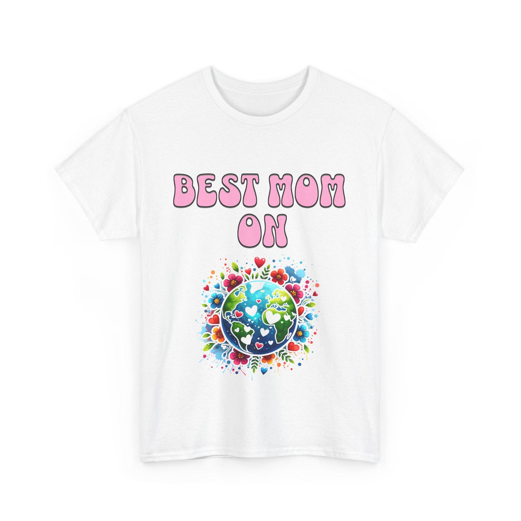 Best Mom in the world shirt Heavy Cotton Tee, Unisex T-Shirt, Mother's Day Shirt, Gift for Mom, Casual Wear, Fun Tee