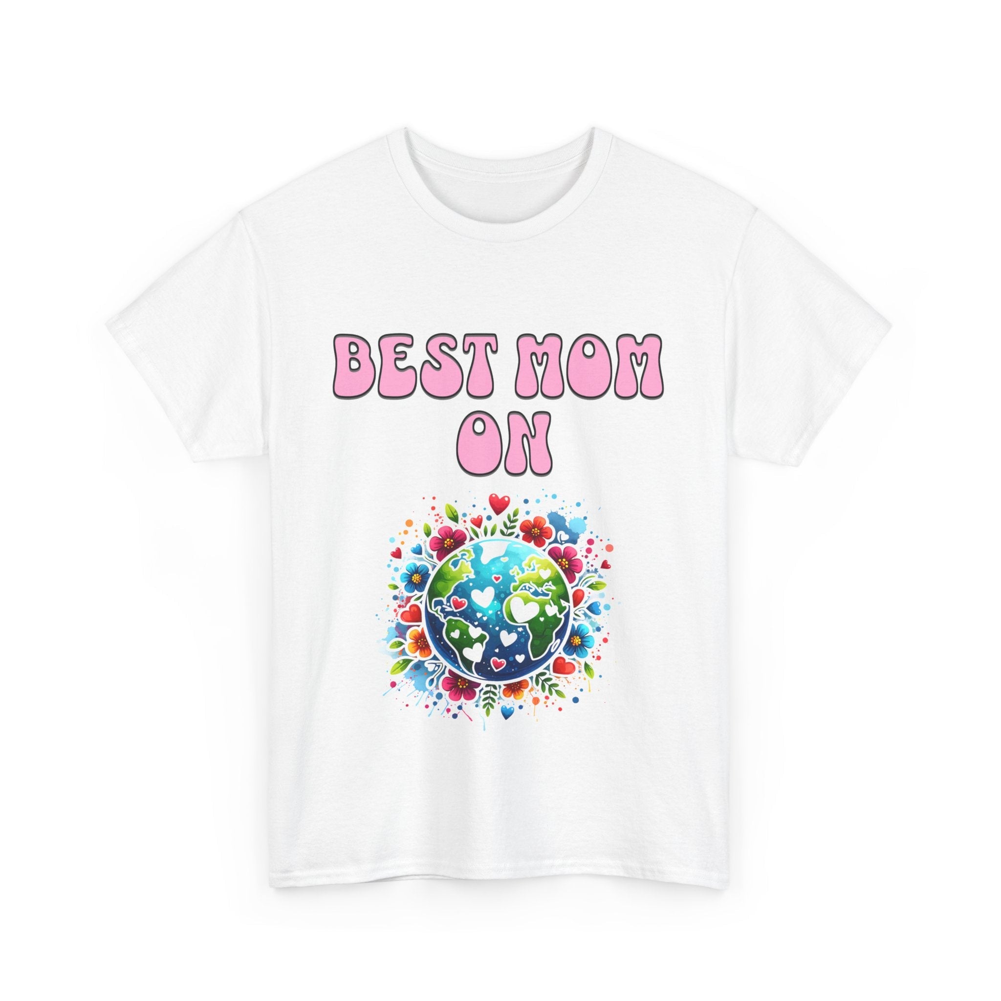 Best Mom in the world shirt Heavy Cotton Tee, Unisex T-Shirt, Mother's Day Shirt, Gift for Mom, Casual Wear, Fun Tee