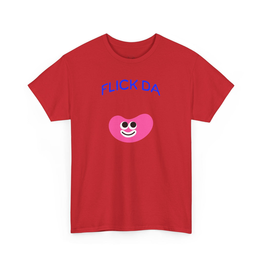 Flick Da Bean T-shirt , Funny T-Shirt, Fun Casual Wear, Gift for Friends, Everyday Summer Style, Comfortable Tee