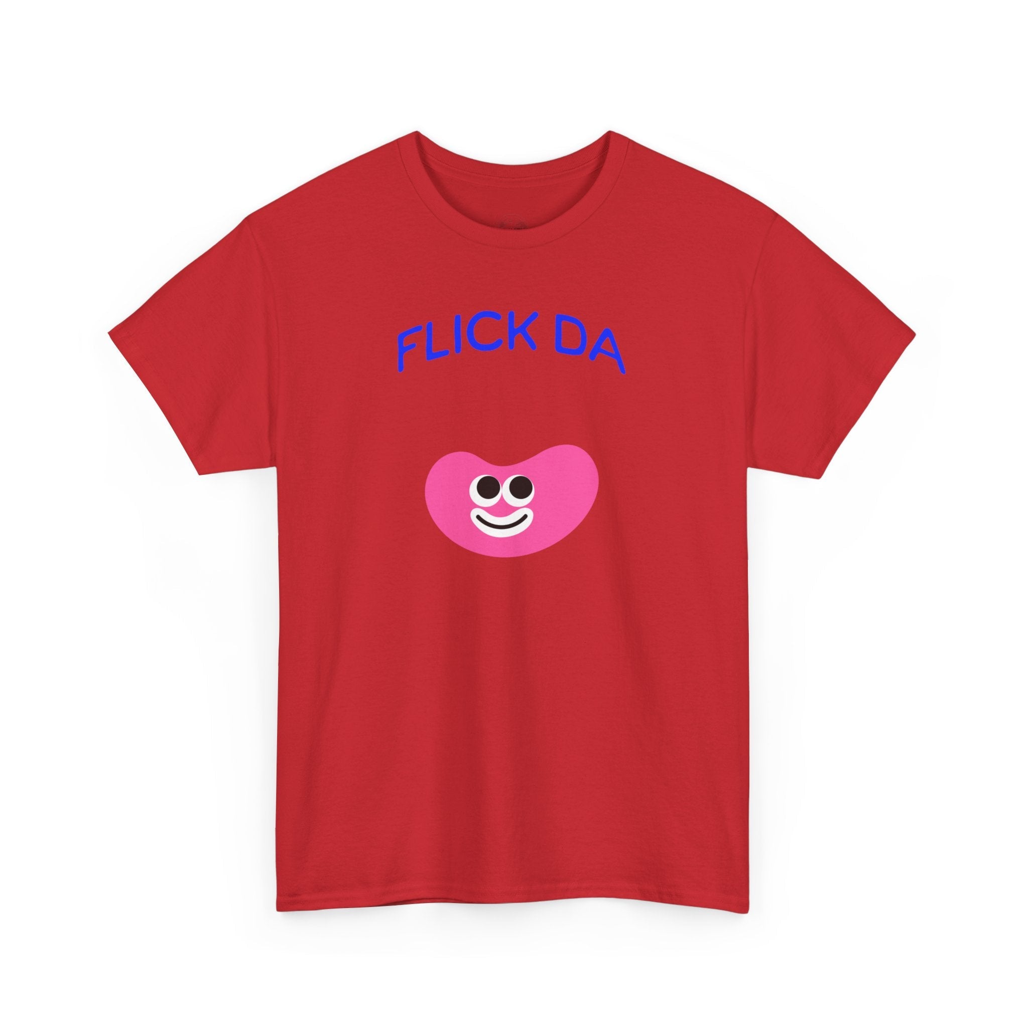 Flick Da Bean T-shirt , Funny T-Shirt, Fun Casual Wear, Gift for Friends, Everyday Summer Style, Comfortable Tee