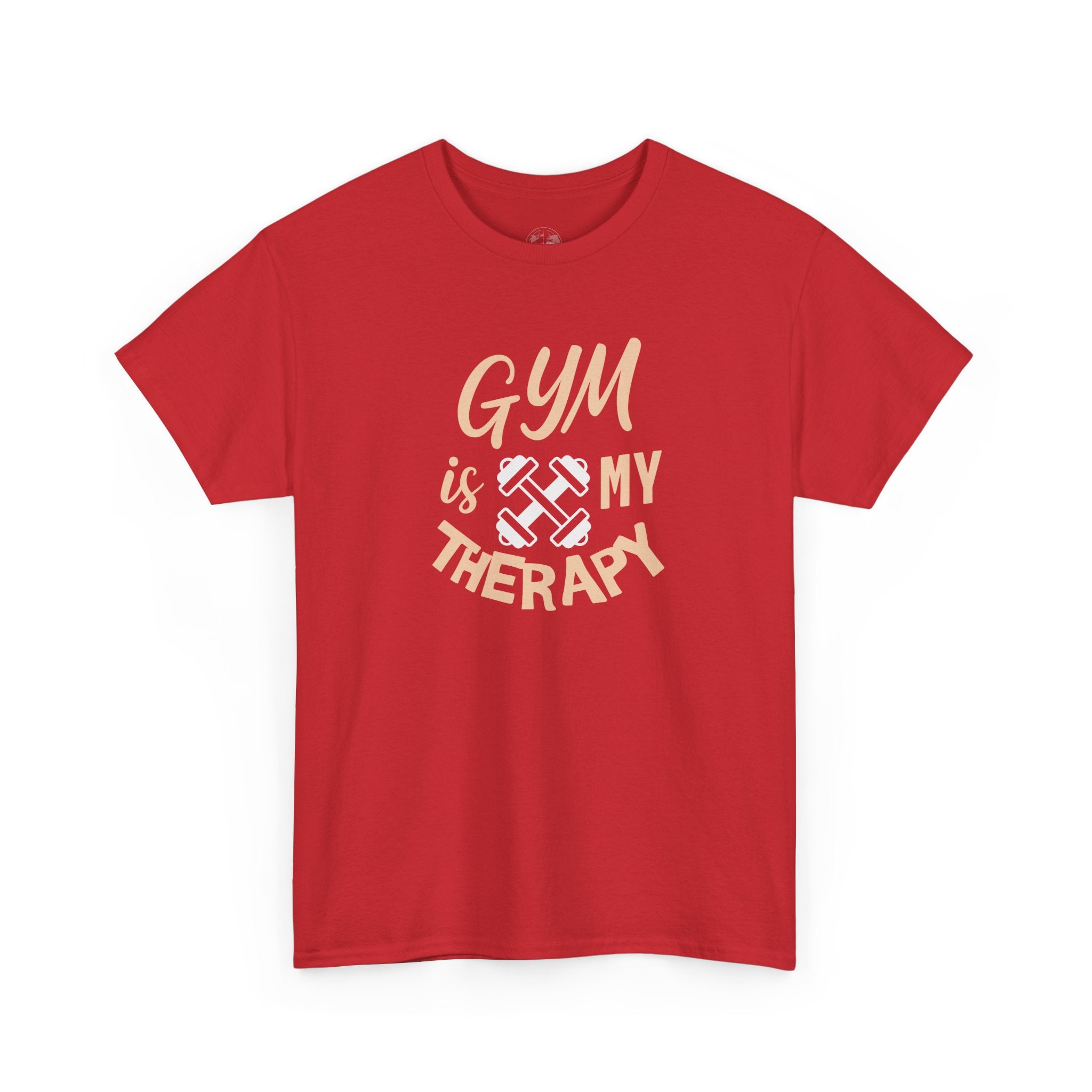 Gym Therapy Tee - Unisex Heavy Cotton T-Shirt, Fitness Apparel, Workout Gift, Motivational Shirt, Gym Lover Clothing
