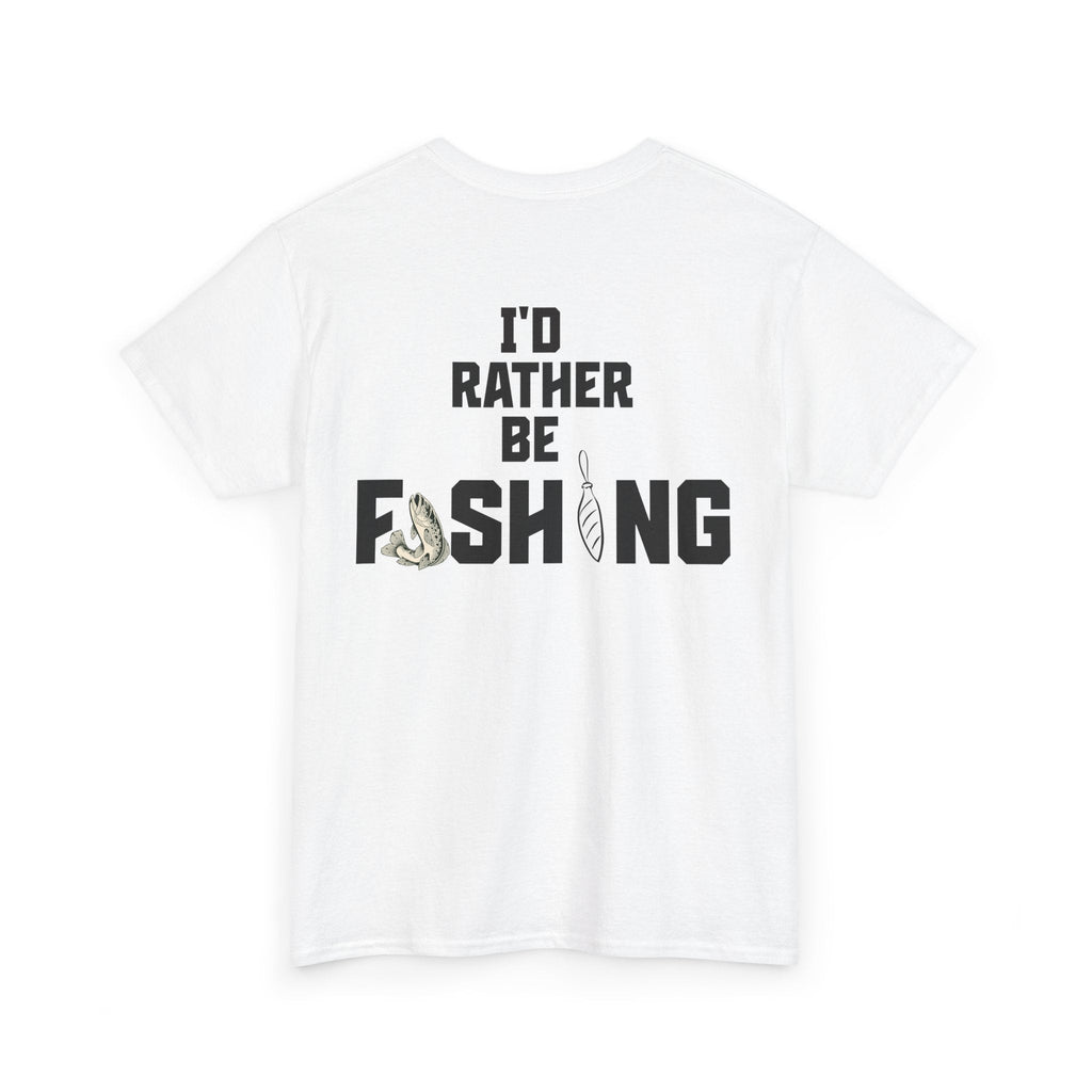 I'd Rather Be Fishing Tee | Fishing Graphic Shirt, Angler Design