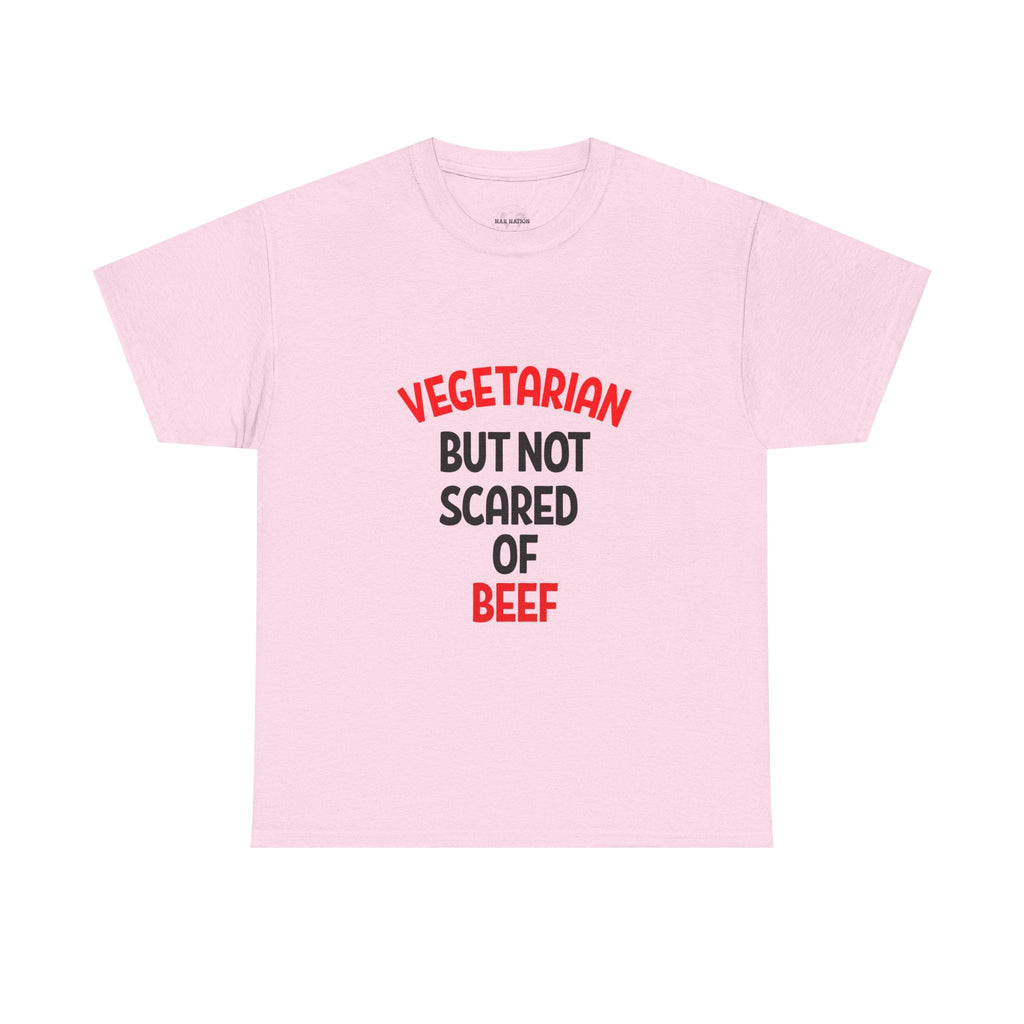 Funny Vegetarian T-Shirt, Casual Outdoor Wear, Gift for Vegetarians, Vegan Humor Shirt, Unisex Graphic Tee