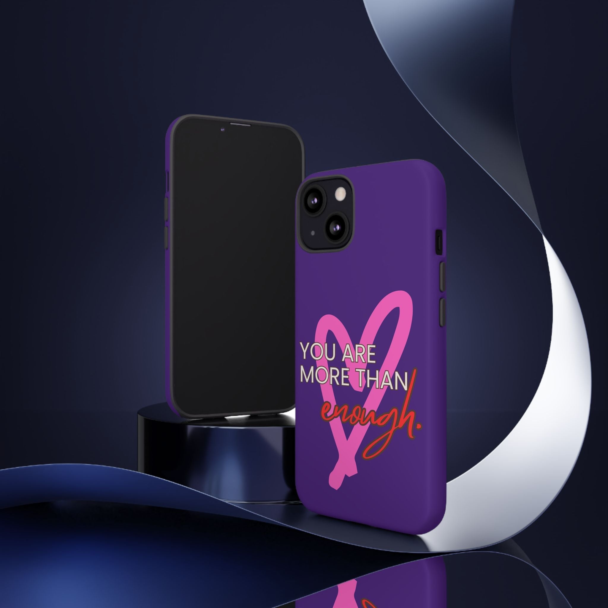 You are more than enough purple phone case, cute phone case gift