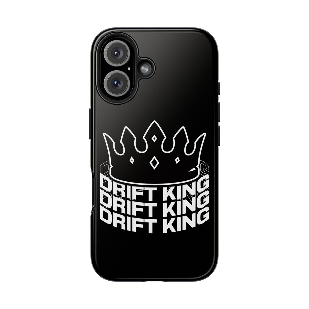 Drift King crown iPhone phone case | Tough Phone Case, racing typography iphone compatible