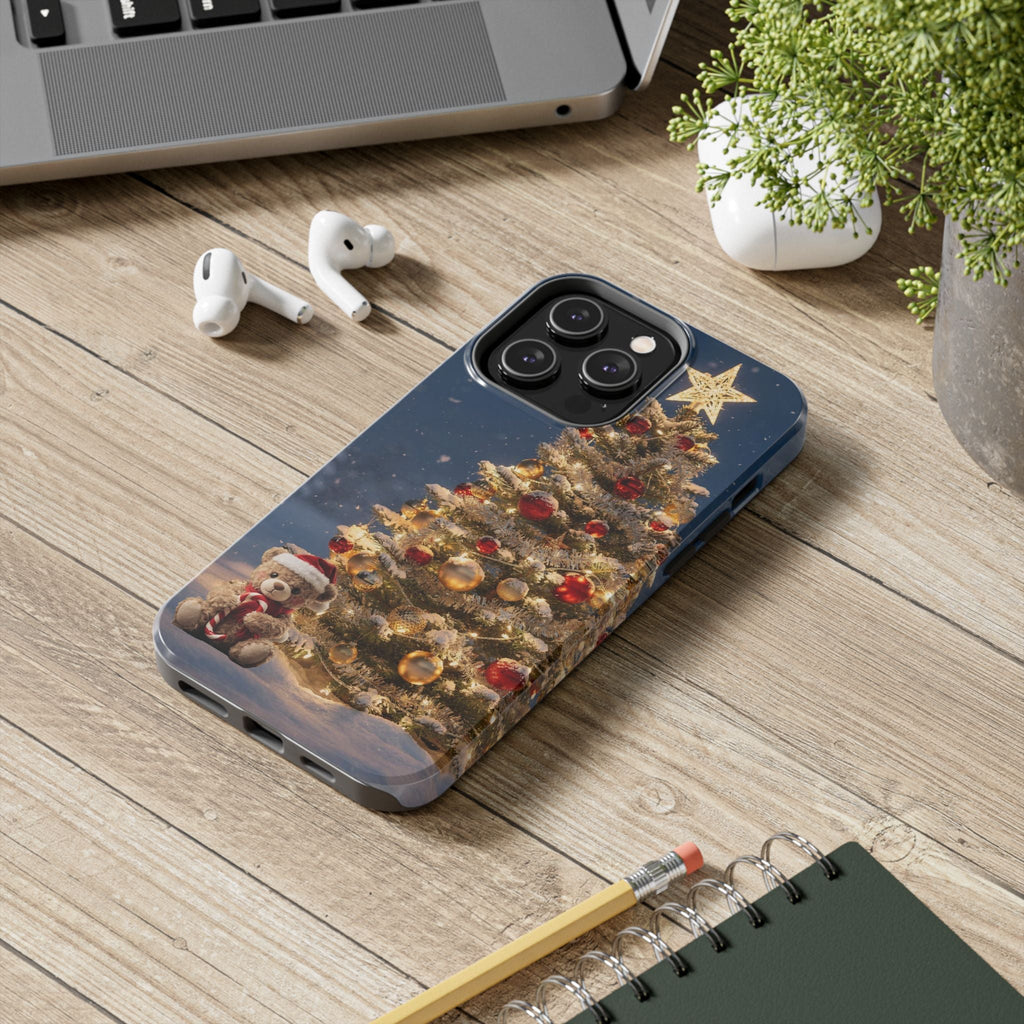 Christmas Holiday iPhone  Phone Case | Holiday Snowy Ornament Design