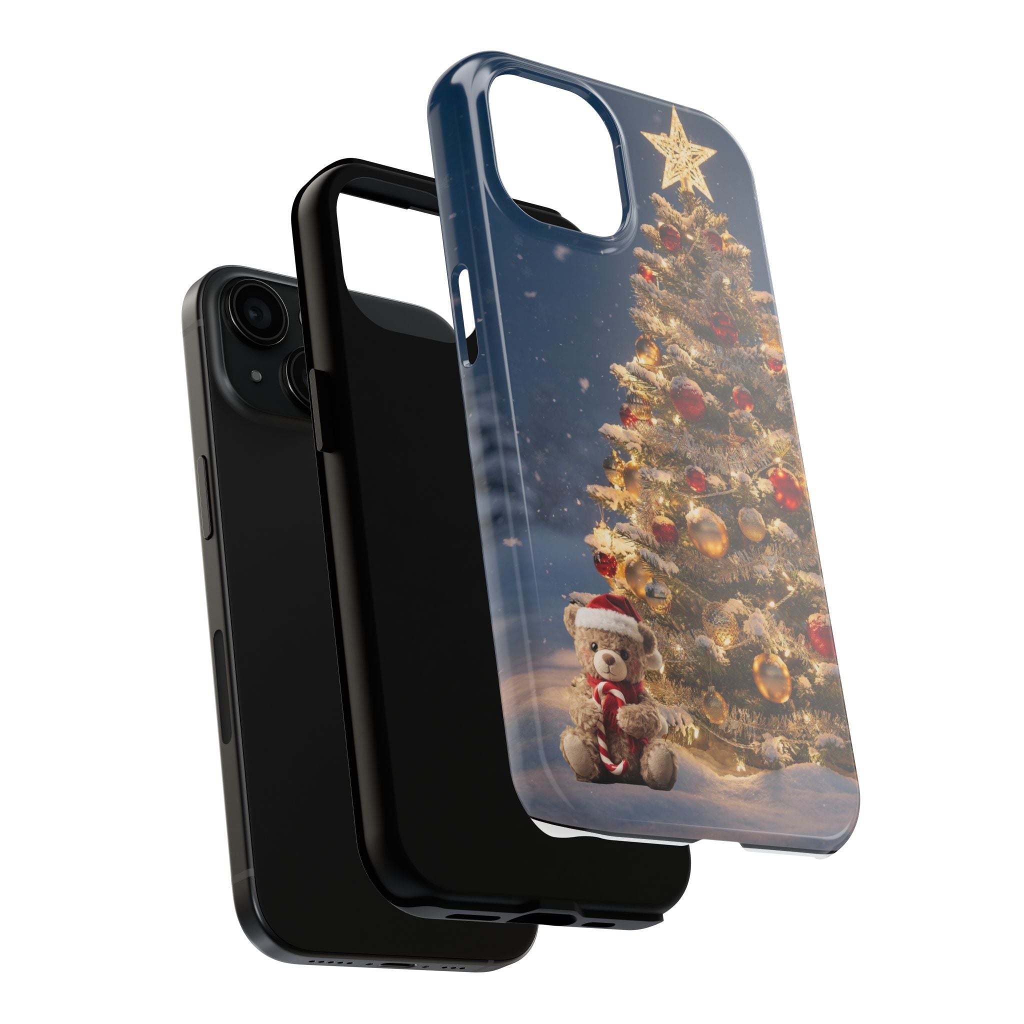 Christmas Holiday iPhone  Phone Case | Holiday Snowy Ornament Design