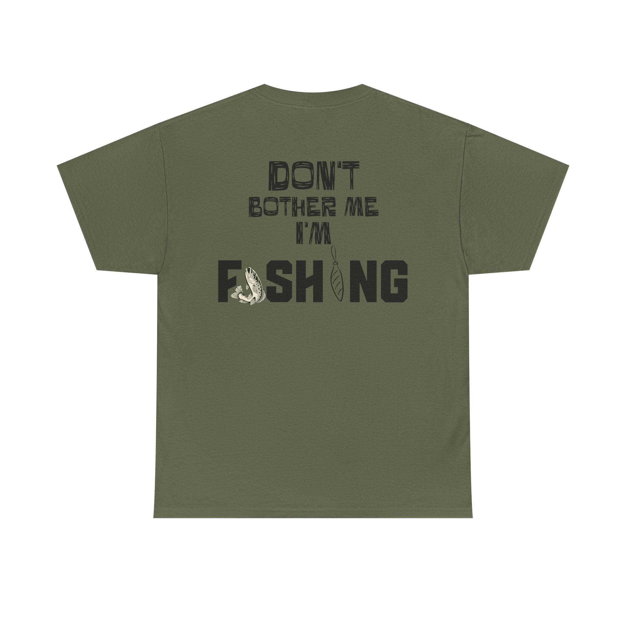 Don't Bother Me I'm Fishing T-Shirt | Fishing Graphic Tee, Fish Lure Design