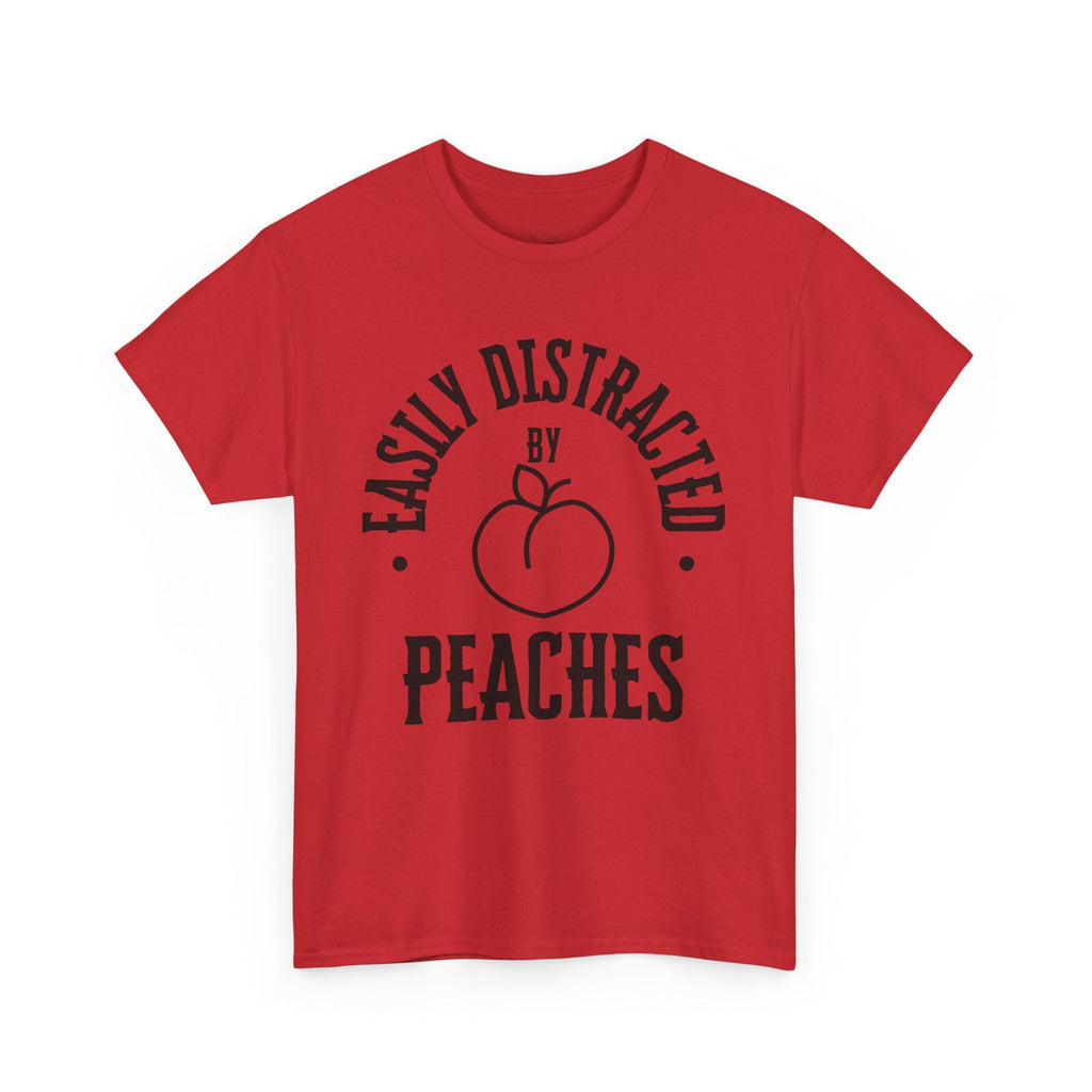 Easily Distracted by Peaches t-shirt, funny t-shirt, peach lovers shirt
