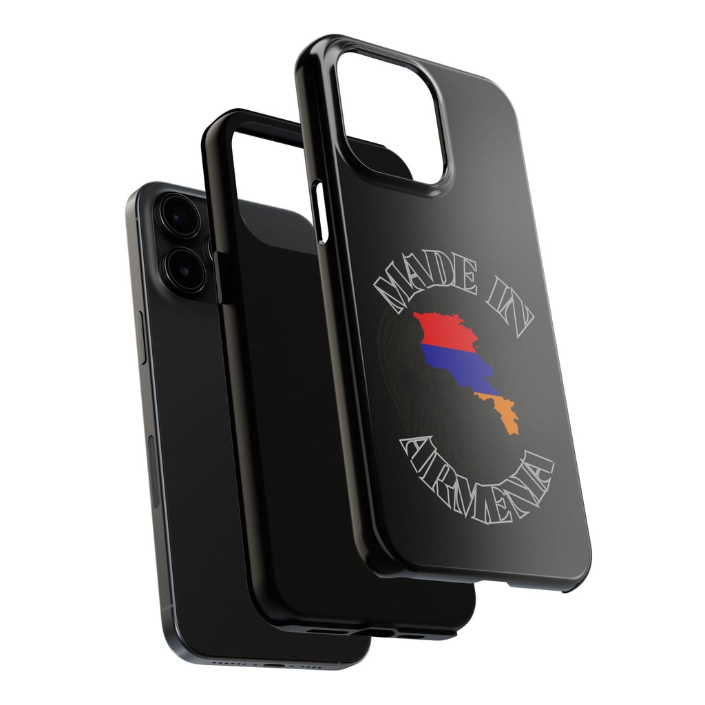 Made in Armenia iPhone Phone Case | Armenian Flag Map, Patriotic Armenia Phone Case iphone compatible