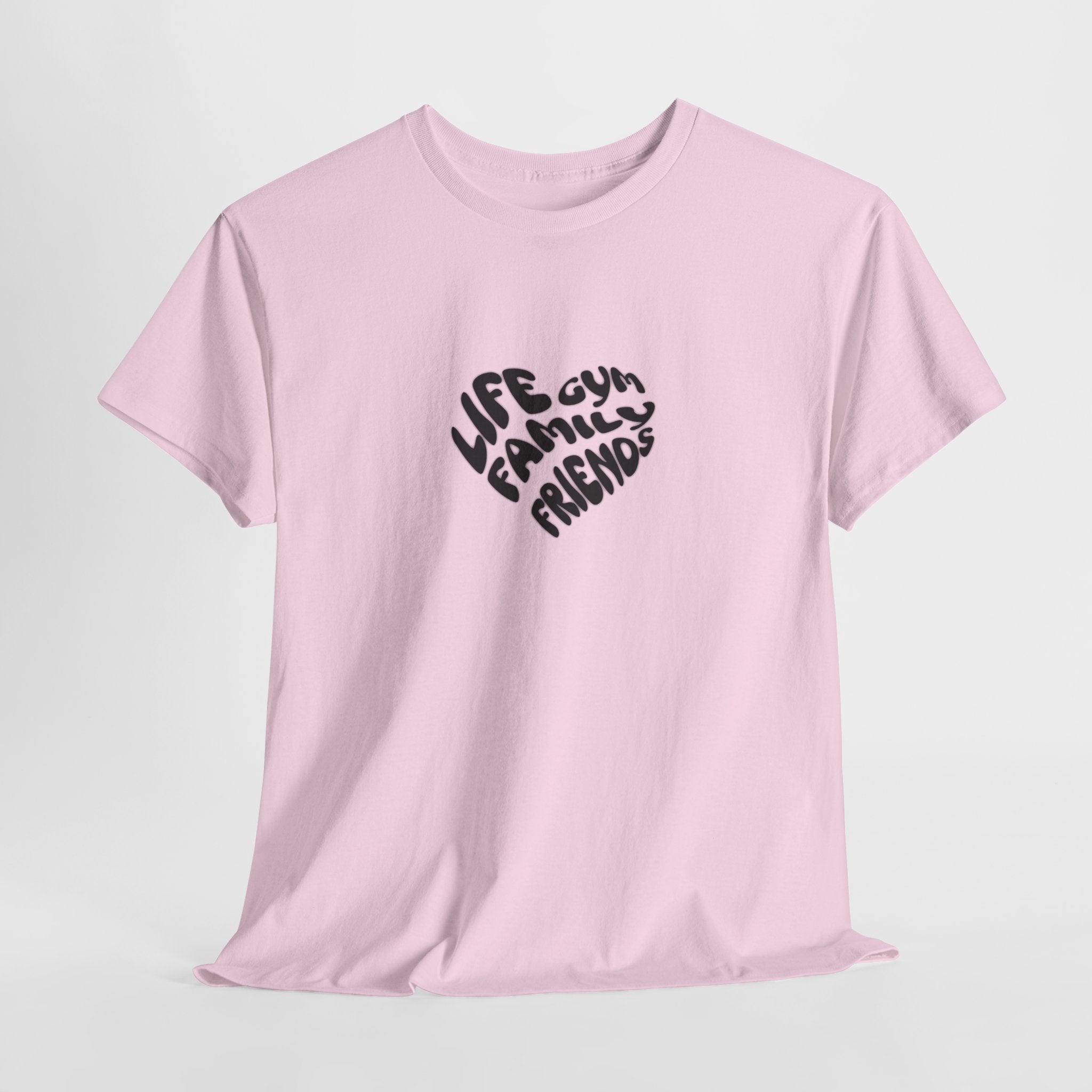 Life family friends gym shirt gym shirt fitness enthusiast shirt gym rat shirt