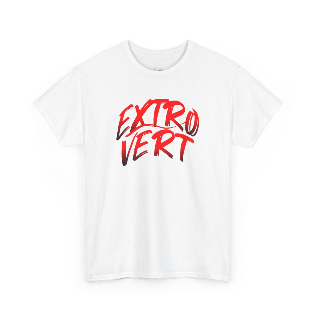 Extrovert Unisex Heavy Cotton Tee - Casual Wear, Gift for Social Butterflies, Graphic Tee, Everyday Comfort, Fun Statement Shirt