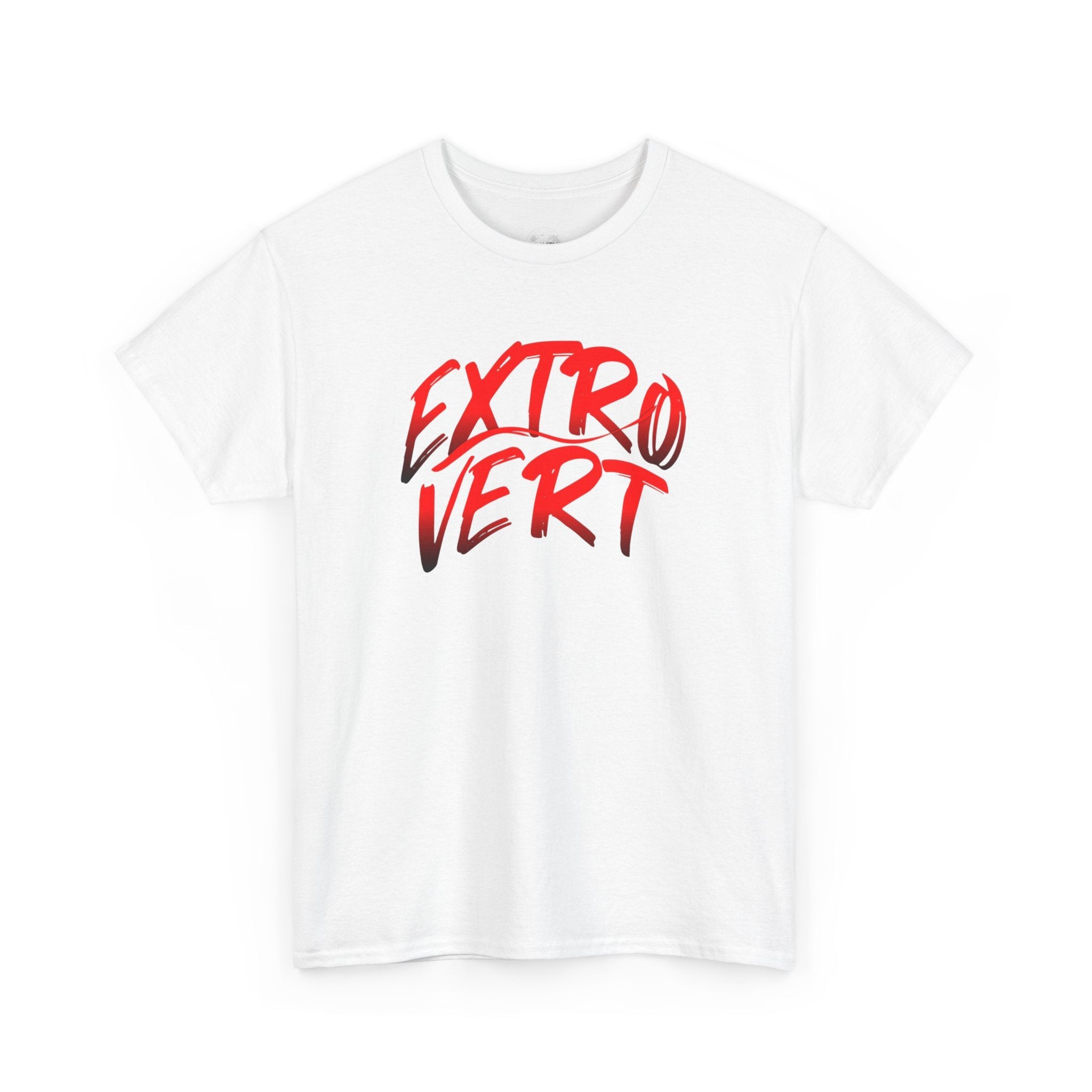 Extrovert Unisex Heavy Cotton Tee - Casual Wear, Gift for Social Butterflies, Graphic Tee, Everyday Comfort, Fun Statement Shirt