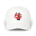 Kiss Of Death Hat Great Gift, White pink hat, cool design hat, adjustable hat
