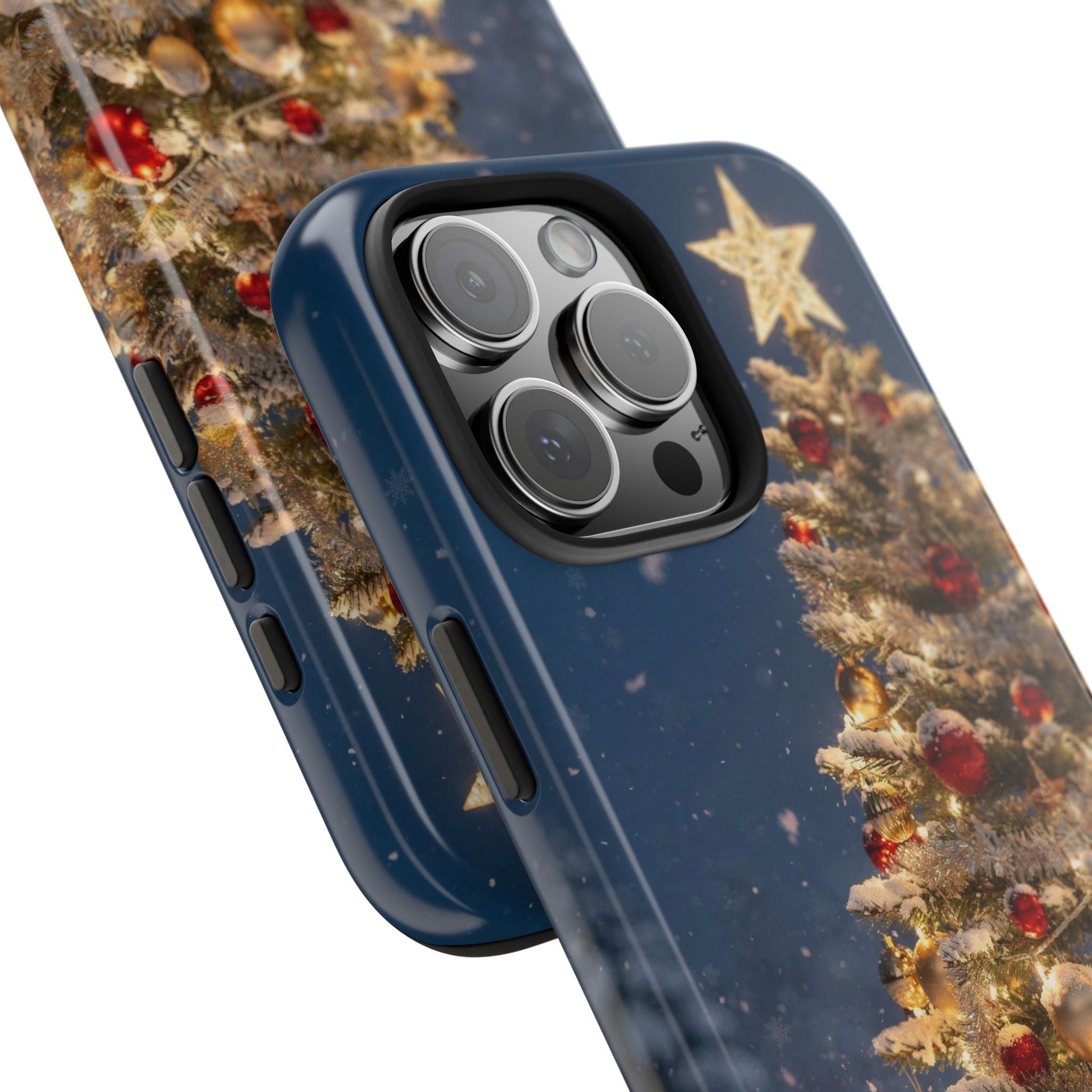 Christmas Holiday iPhone  Phone Case | Holiday Snowy Ornament Design